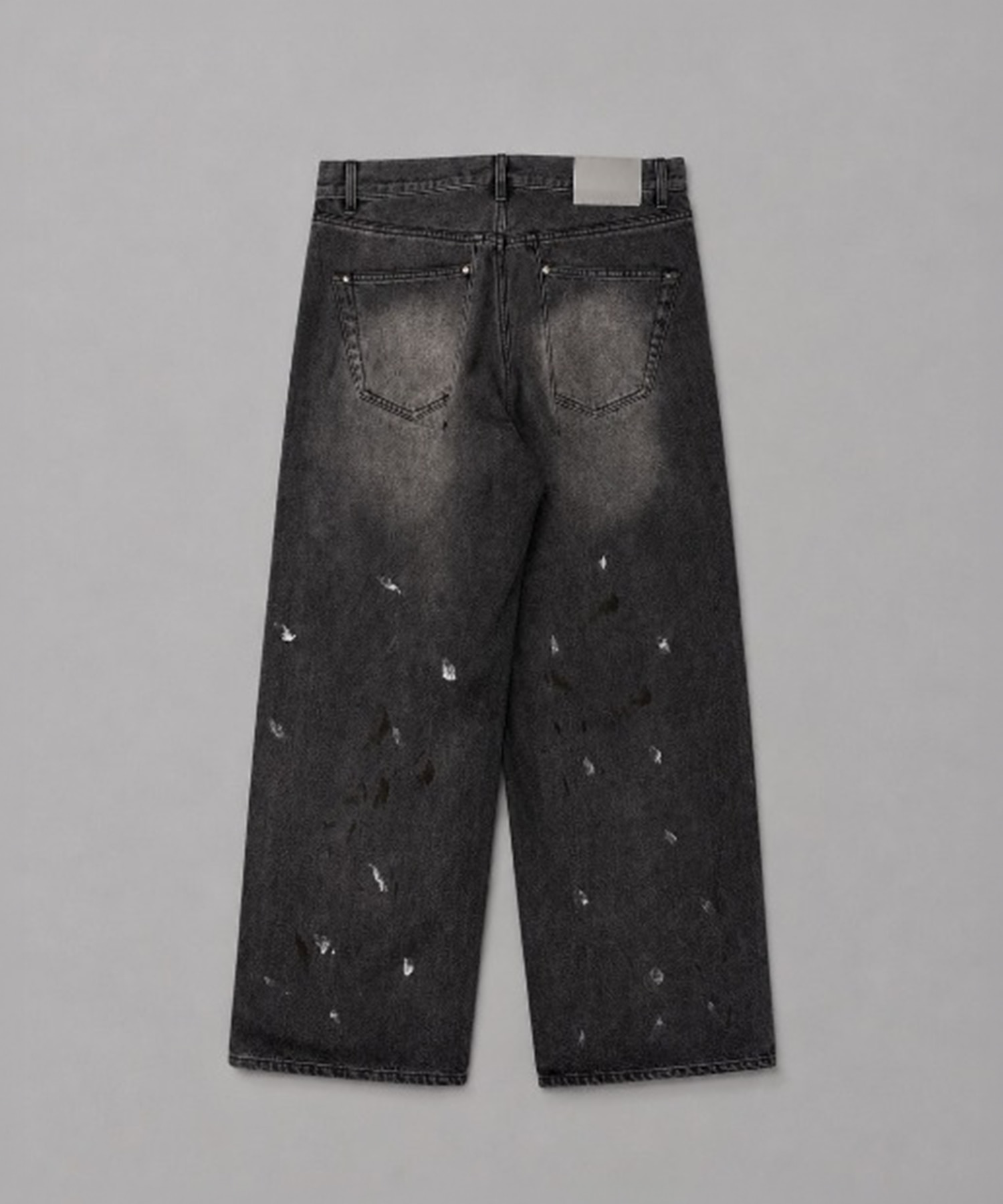 loose fit jeans 3color paint CONZ
