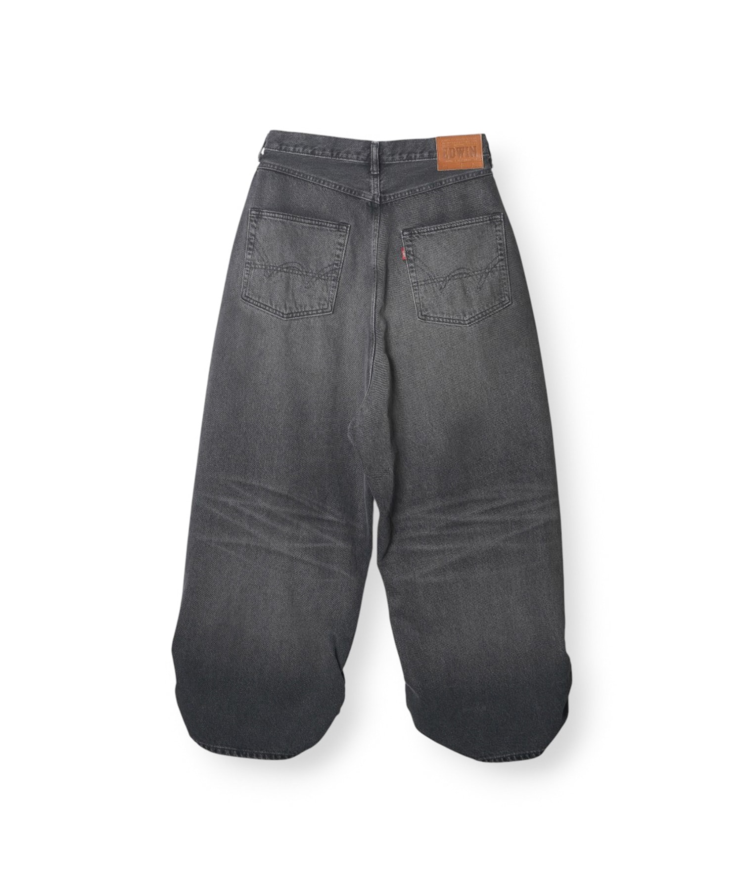 FRESH MAN DENIM WIDE PANTS by EDWIN　USED refomed