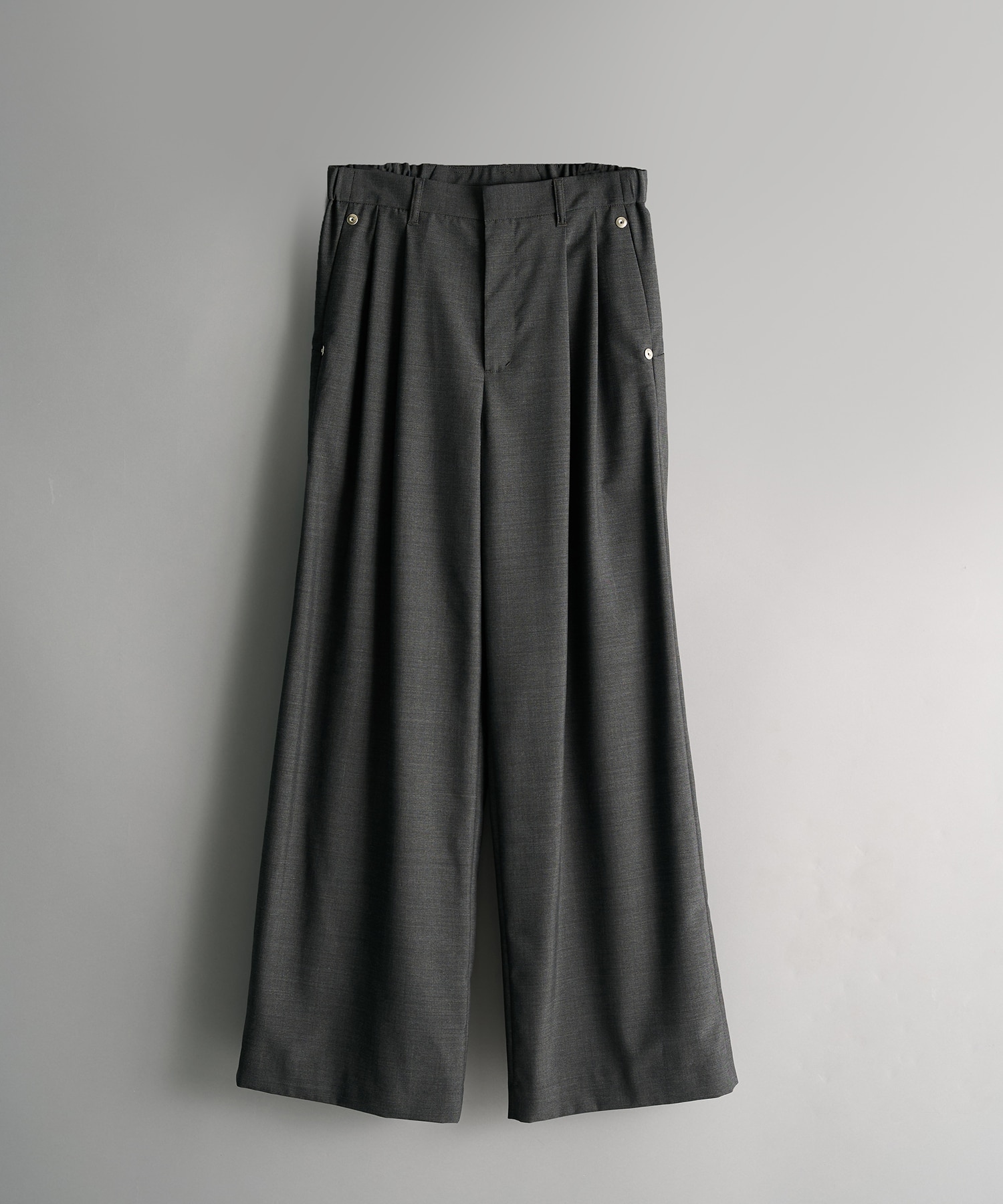 double pleated wide leg trousers CONZ