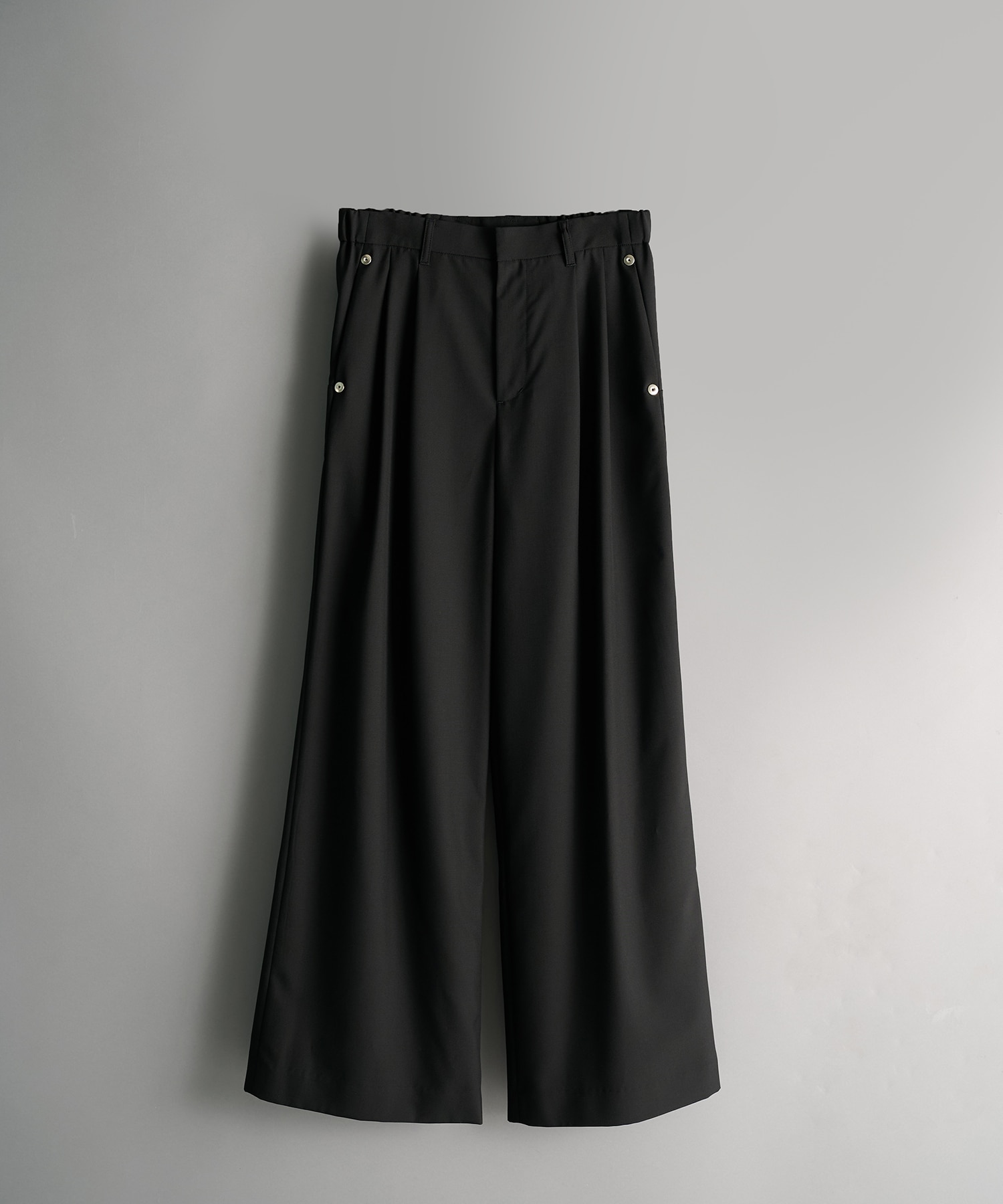 double pleated wide leg trousers CONZ