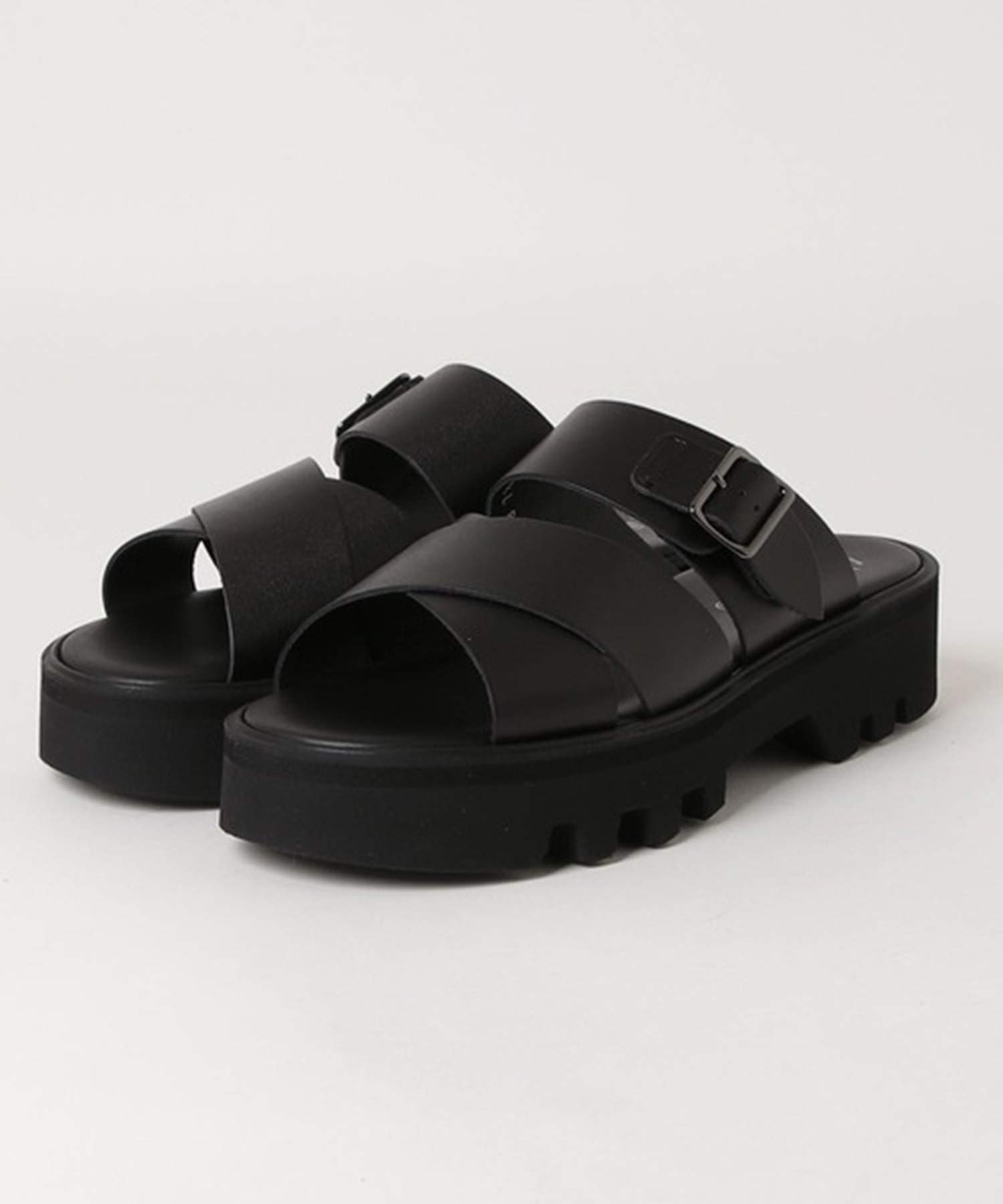 CROSS BELT SANDALS TWETY SOLE foot the coacher
