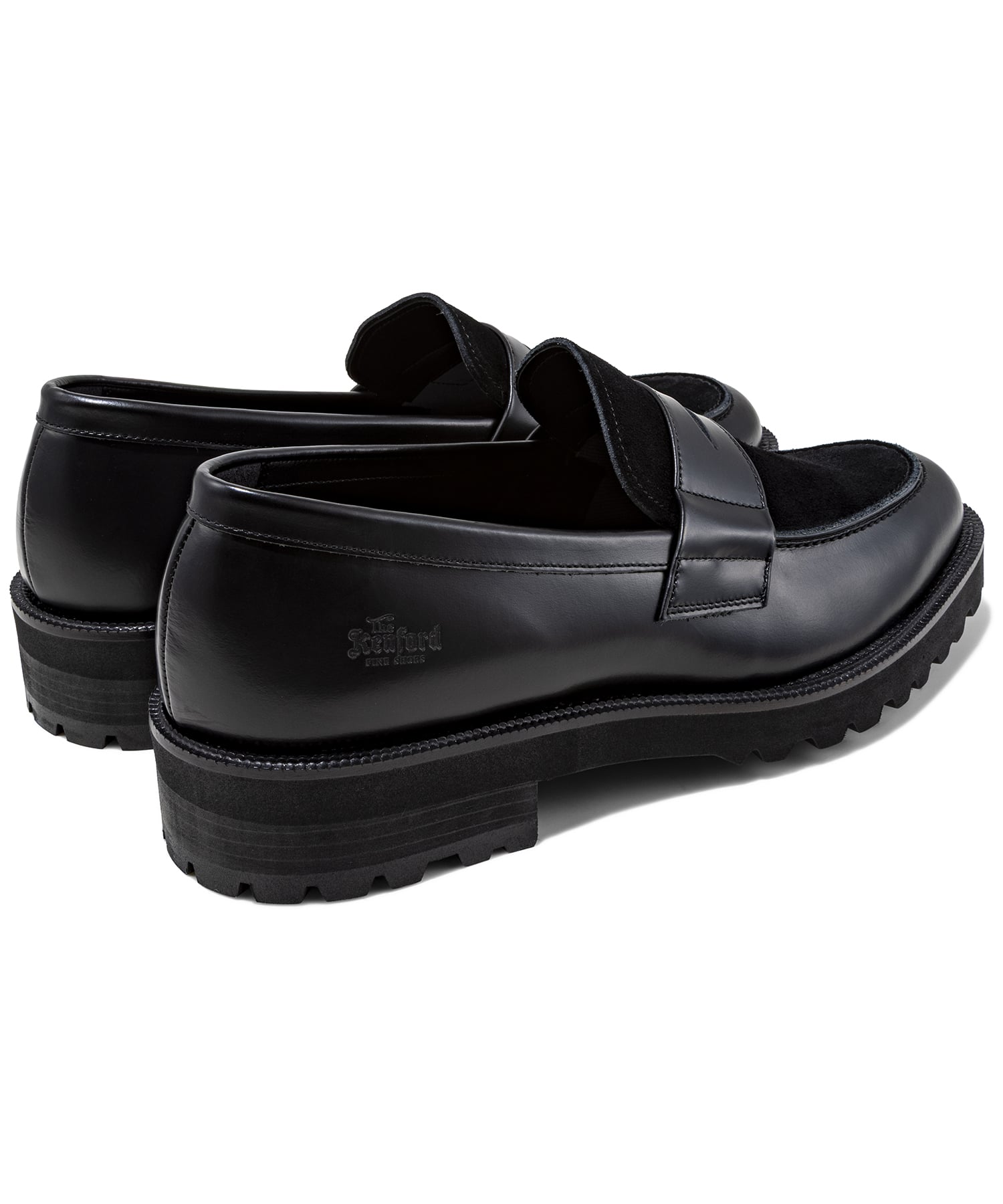 NEW CLASSIC COIN LOAFERS　BLACK BLACK SUEDE 