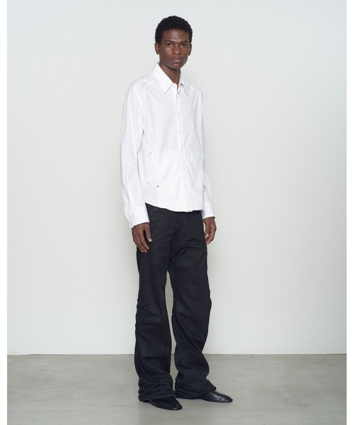 PANELLED UTILITY DRESS SHIRT NVRFRGT