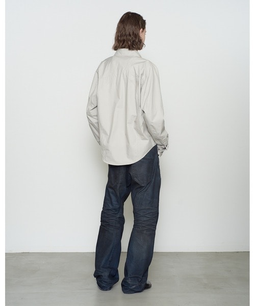 PANELLED UTILITY DRESS SHIRT NVRFRGT