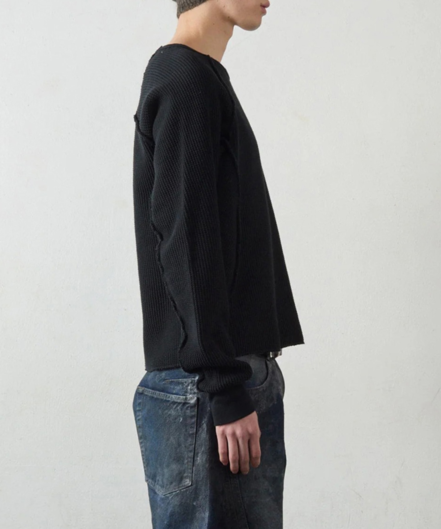 WAFFLE THERMAL LONG SLEEVE T?SHIRT 