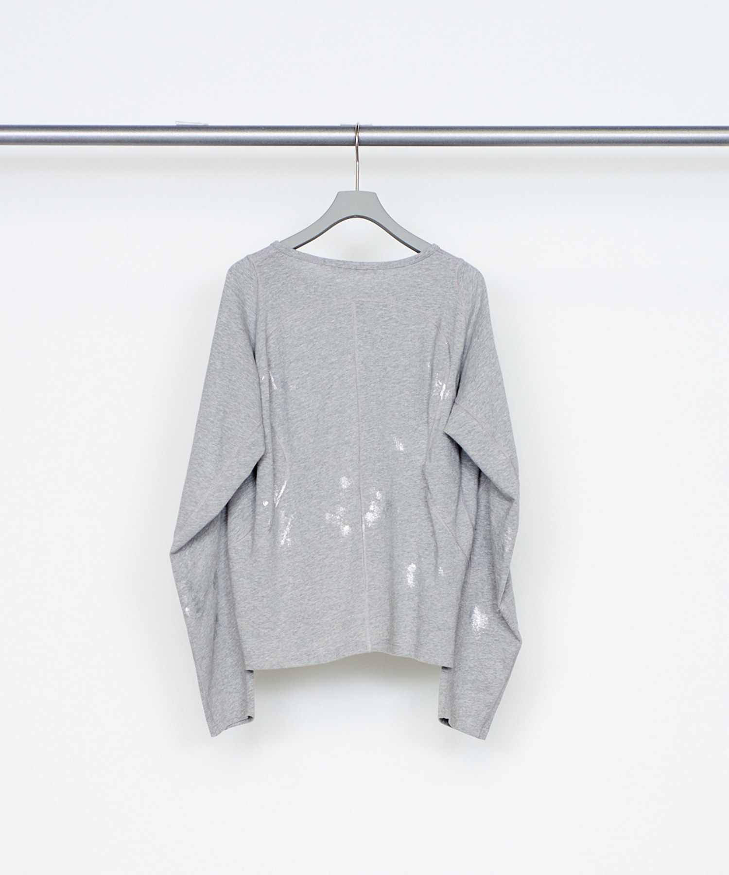 FOIL PAINT SPLATTER LONG SLEEVE T-SHIRT NVRFRGT