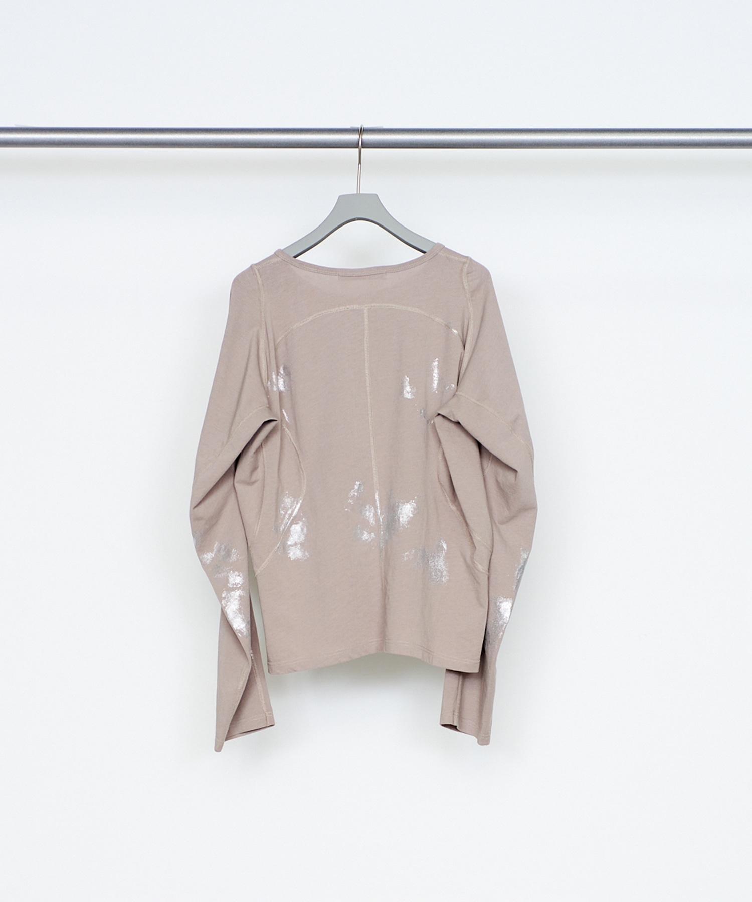 FOIL PAINT SPLATTER LONG SLEEVE T-SHIRT NVRFRGT