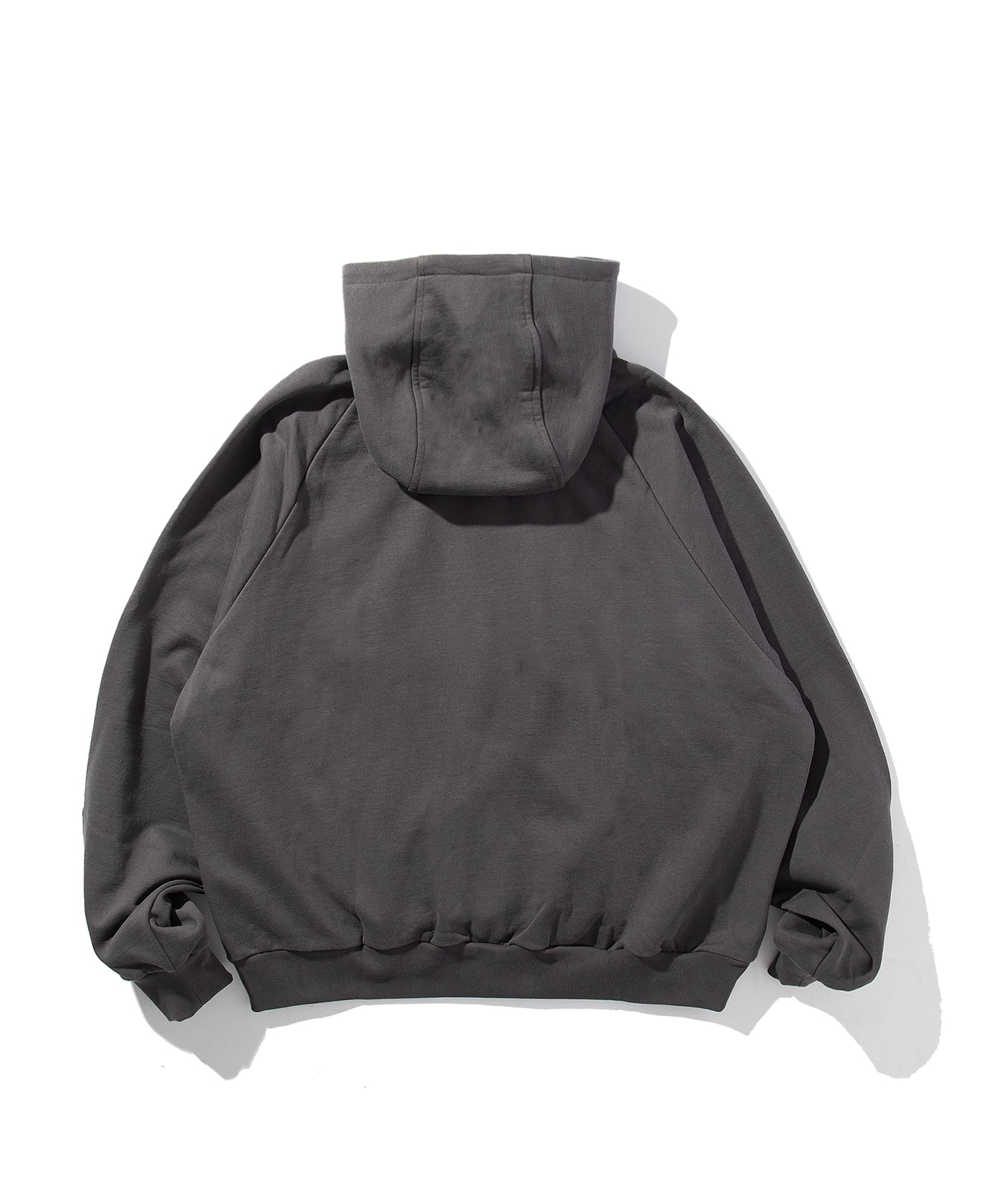 CURVED-ZIP HOODIE GOAT ESSENCE