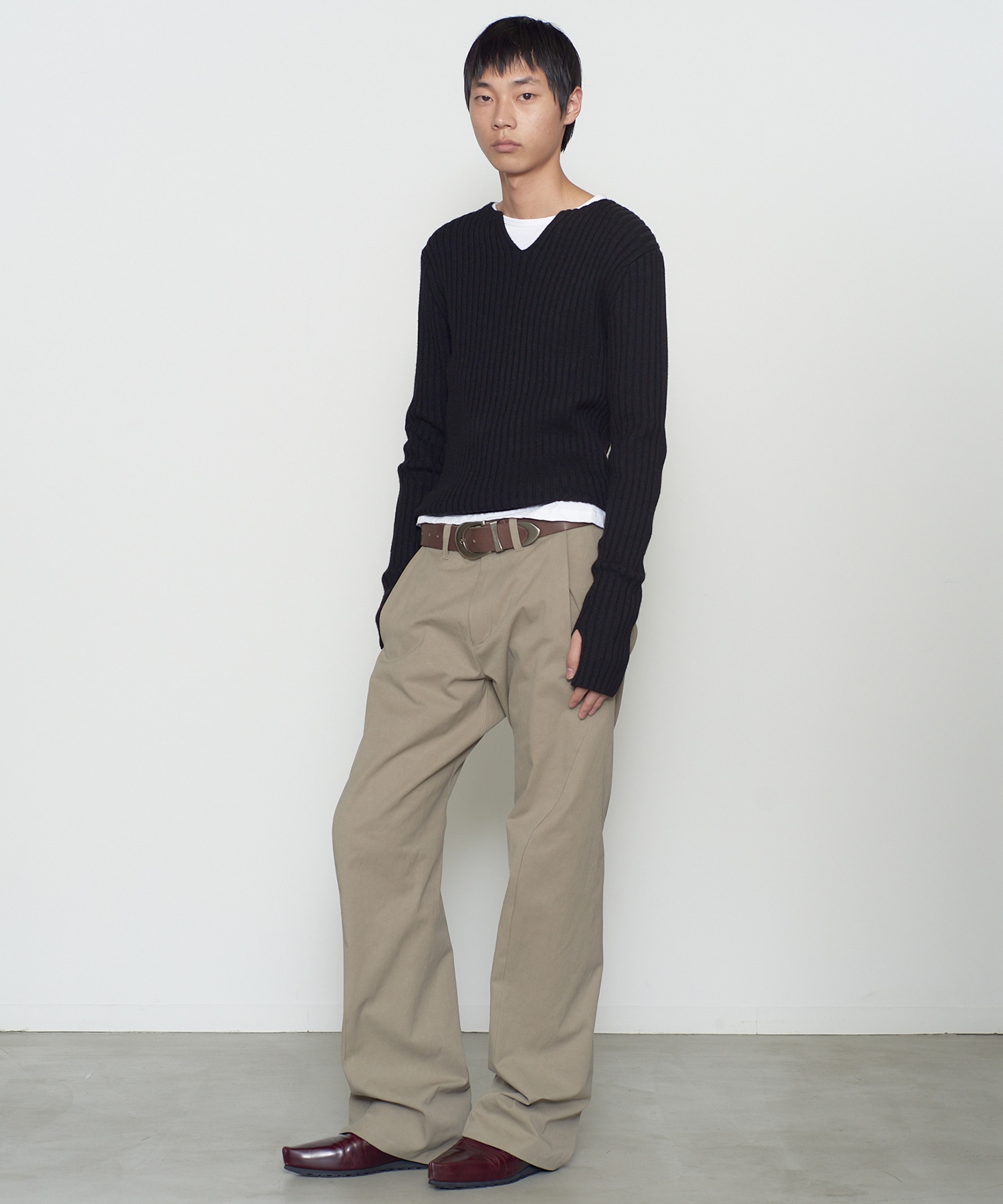 FITTED RIBBED TOP NVRFRGT