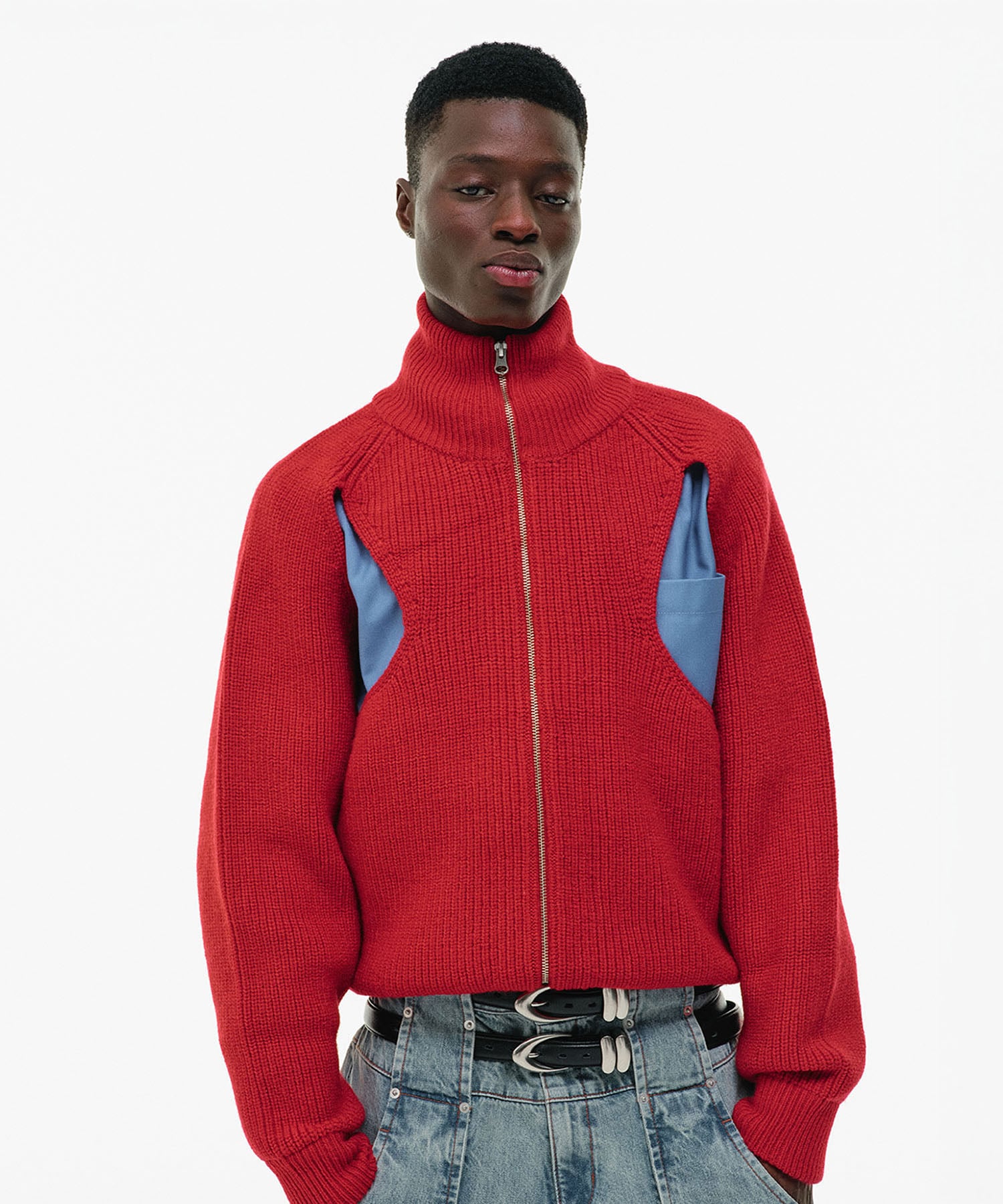 CUT-OUT DRIVER KNIT GOAT ESSENCE