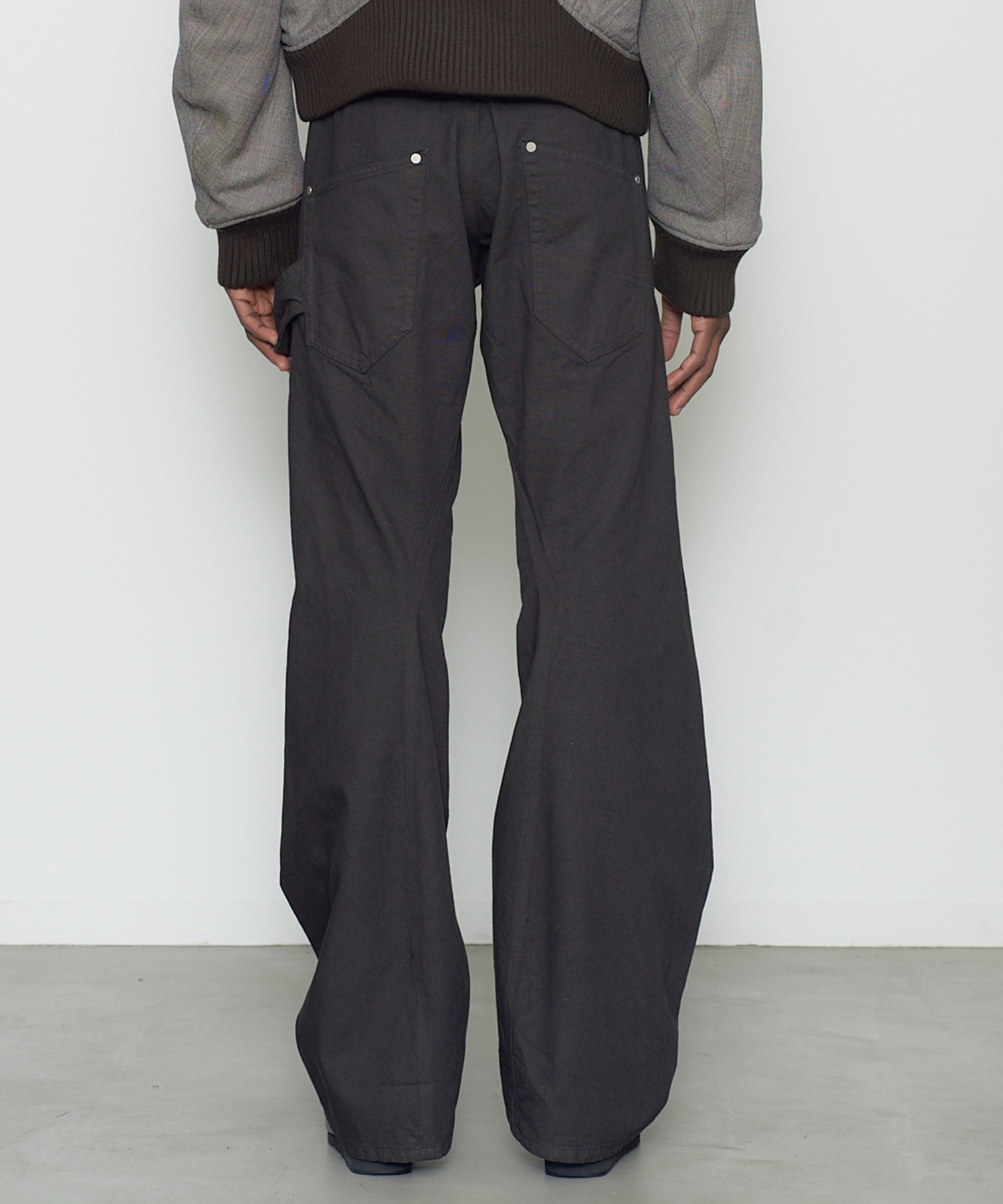 CURVED LEG DOUBLE KNEE WORK PANTS NVRFRGT