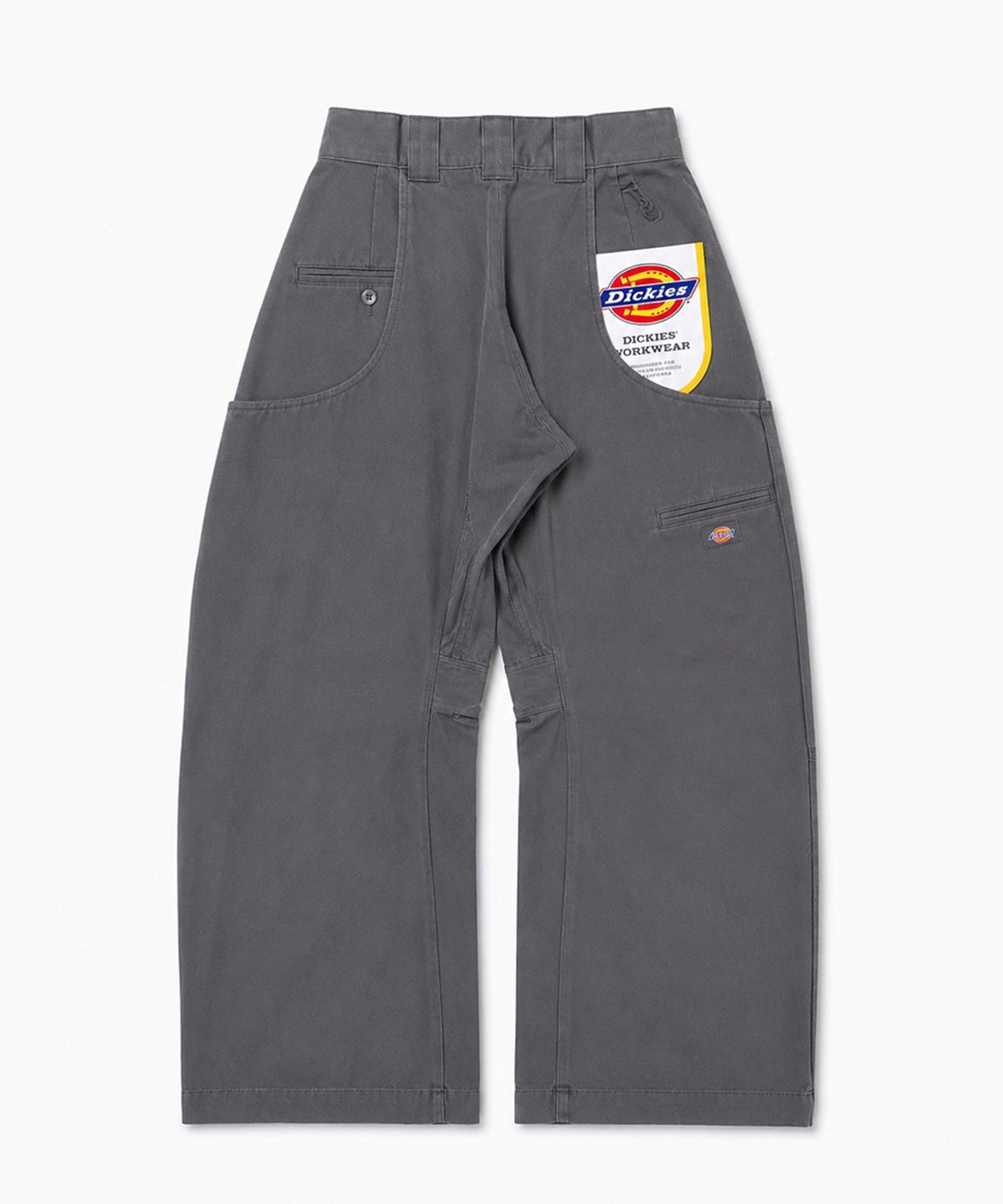 Dickies×NVRFRGT DOUBLE KNEE CURVED LEG UTILITY WORK PANTS NVRFRGT
