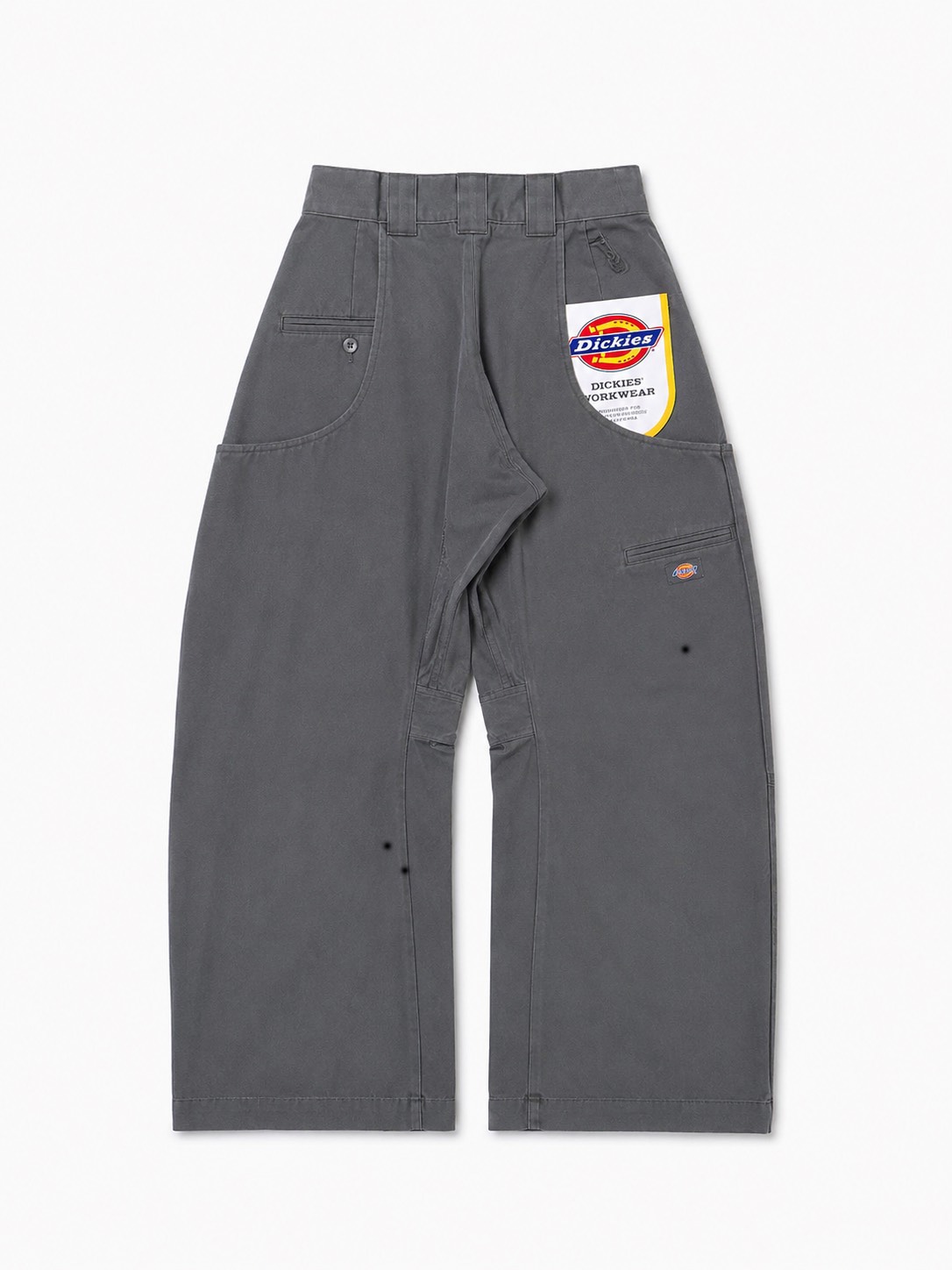 Dickies×NVRFRGT DOUBLE KNEE CURVED LEG UTILITY WORK PANTS NVRFRGT