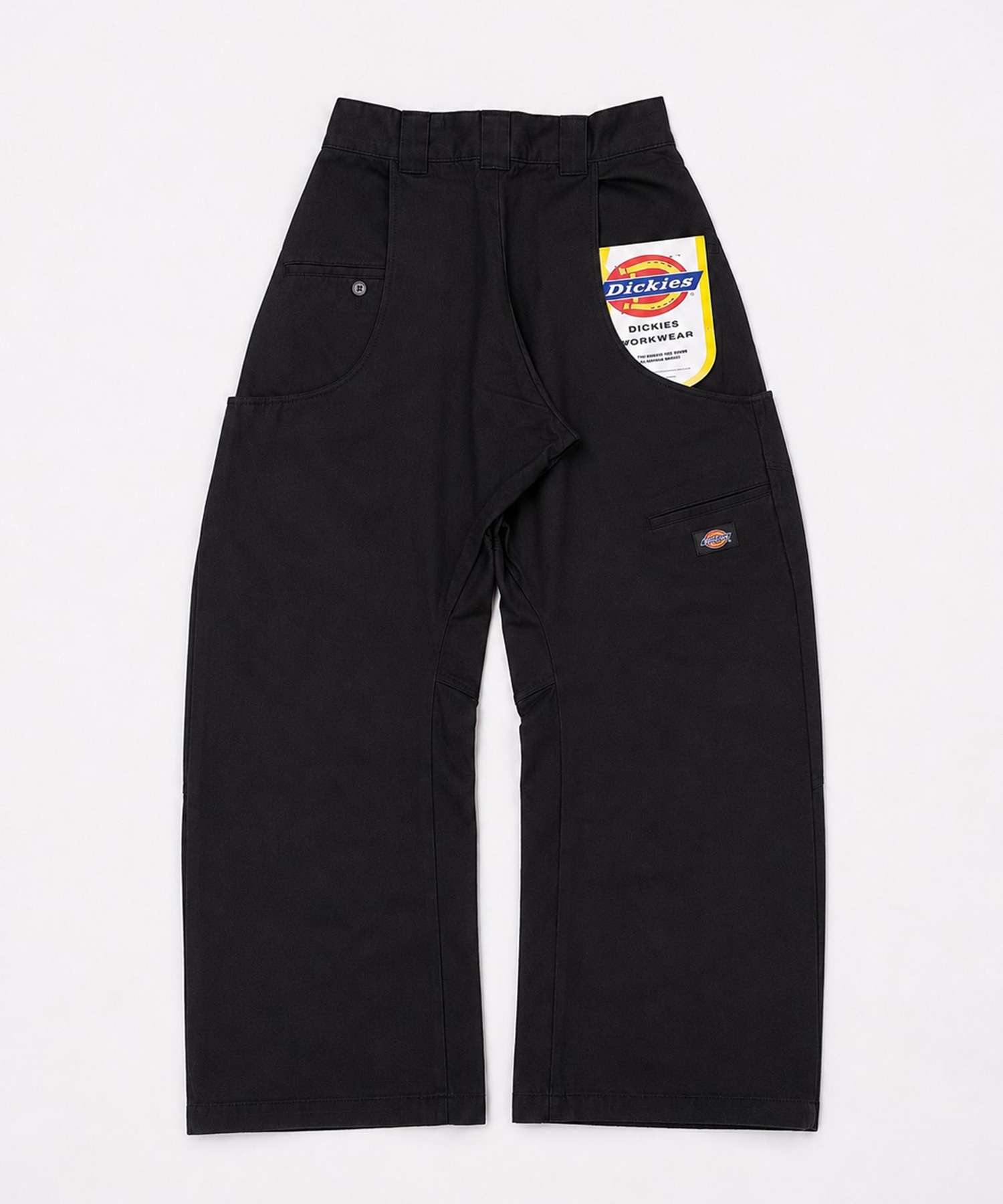 Dickies×NVRFRGT DOUBLE KNEE CURVED LEG UTILITY WORK PANTS NVRFRGT