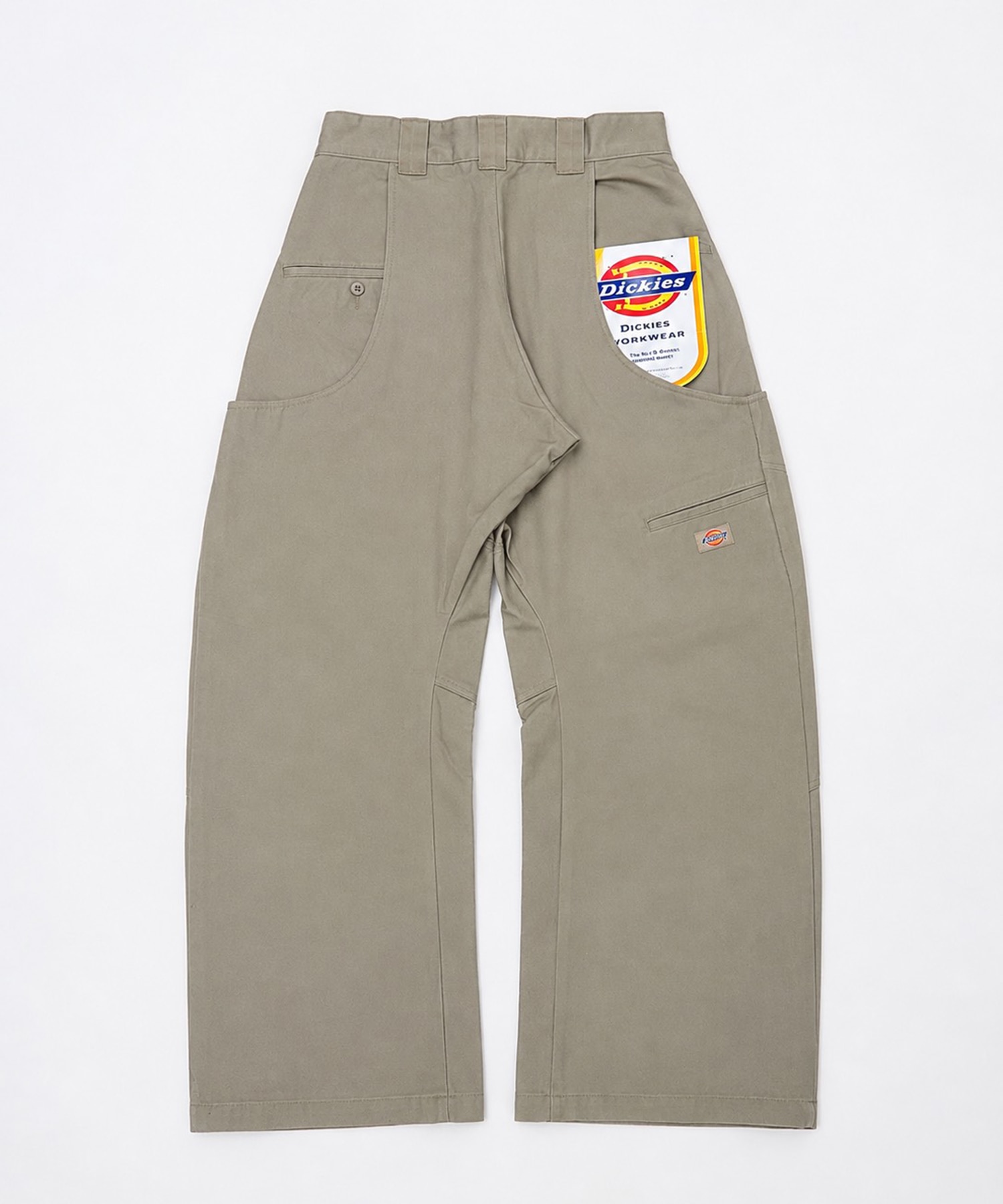 Dickies×NVRFRGT DOUBLE KNEE CURVED LEG UTILITY WORK PANTS NVRFRGT