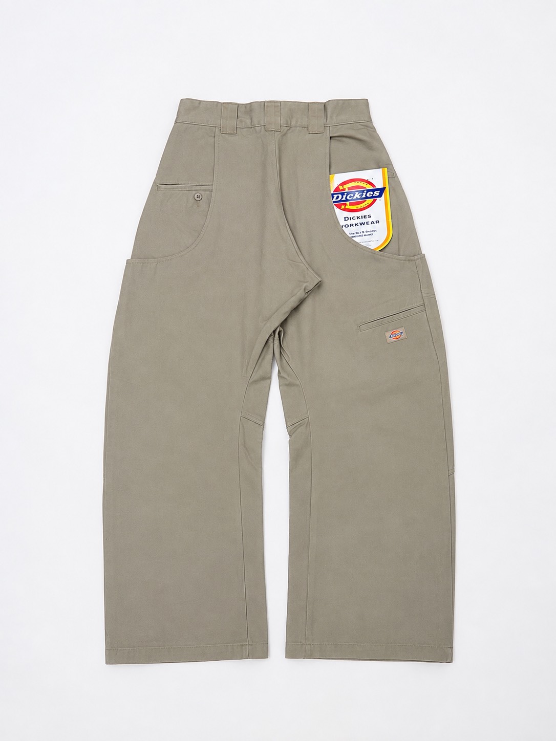 Dickies×NVRFRGT DOUBLE KNEE CURVED LEG UTILITY WORK PANTS NVRFRGT