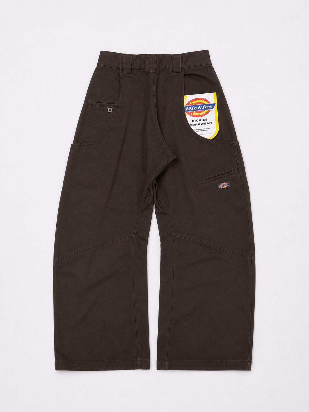 Dickies×NVRFRGT DOUBLE KNEE CURVED LEG UTILITY WORK PANTS NVRFRGT