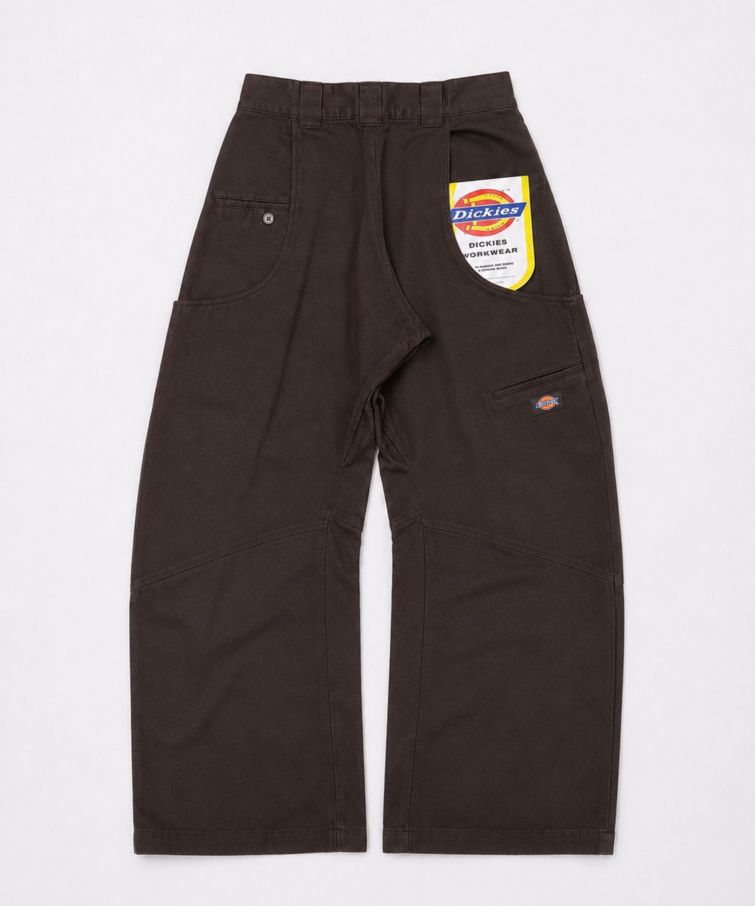 Dickies×NVRFRGT DOUBLE KNEE CURVED LEG UTILITY WORK PANTS NVRFRGT
