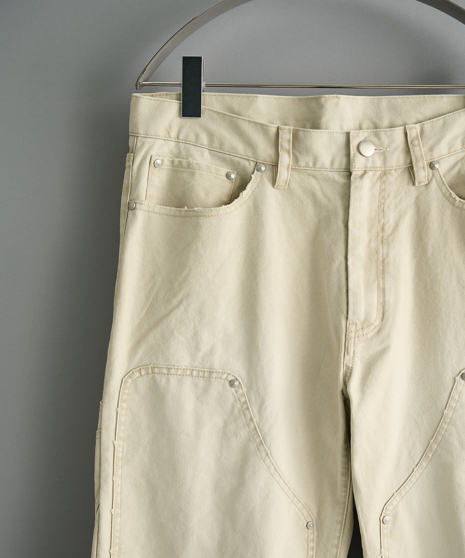 duck loose fit double knee pants CONZ