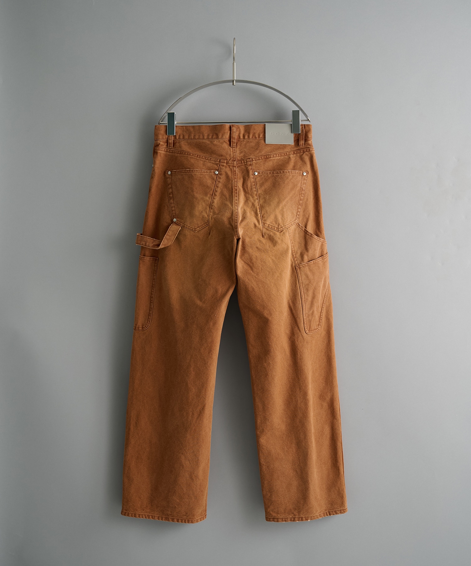 duck loose fit double knee pants 