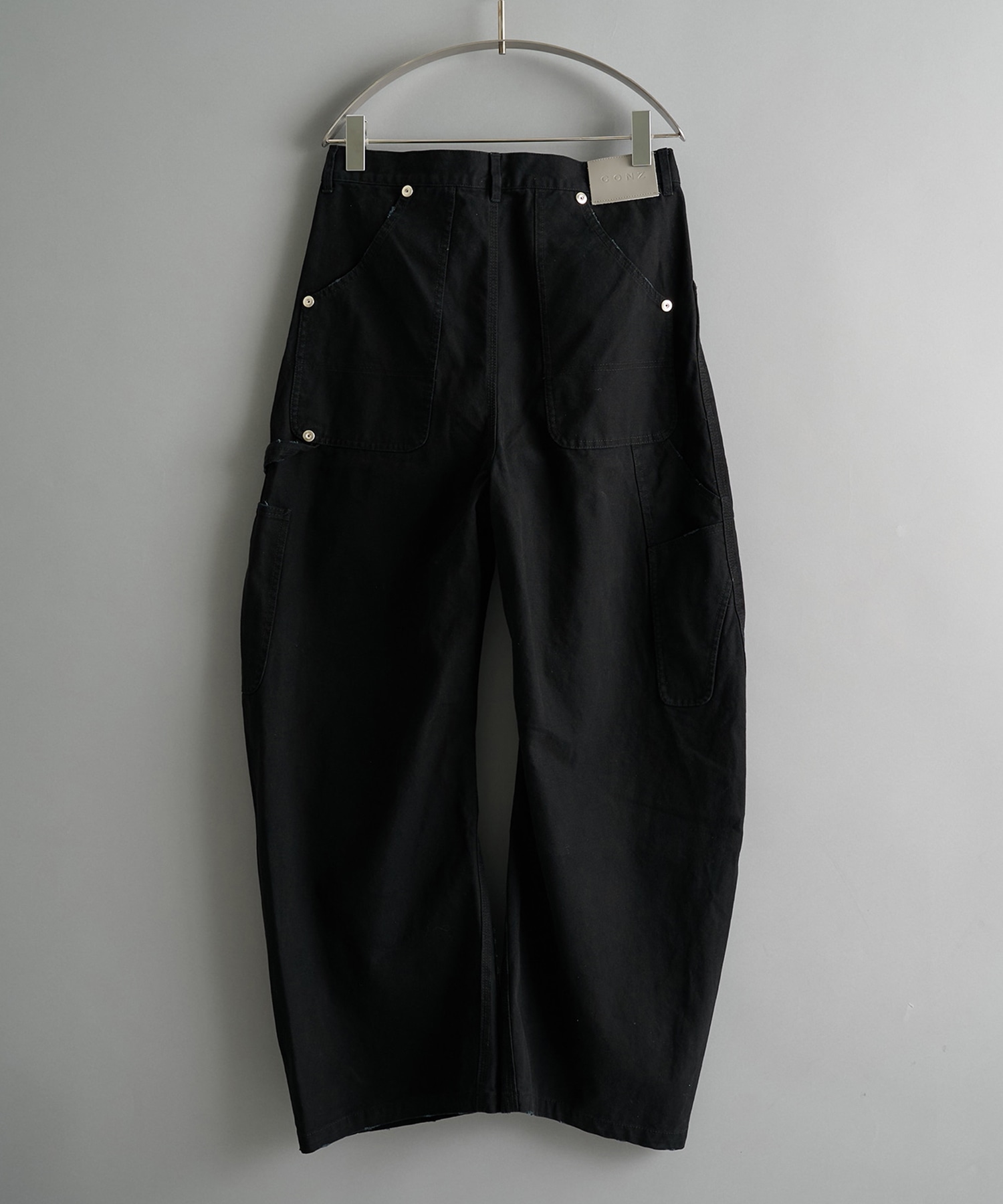 duck double knee curved leg pants CONZ
