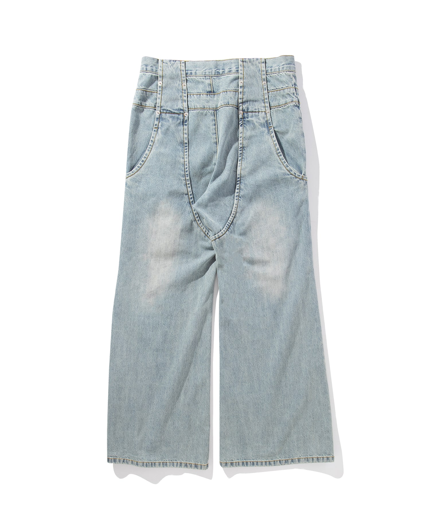 LAYERED WAIST FLARE DENIM GOAT ESSENCE