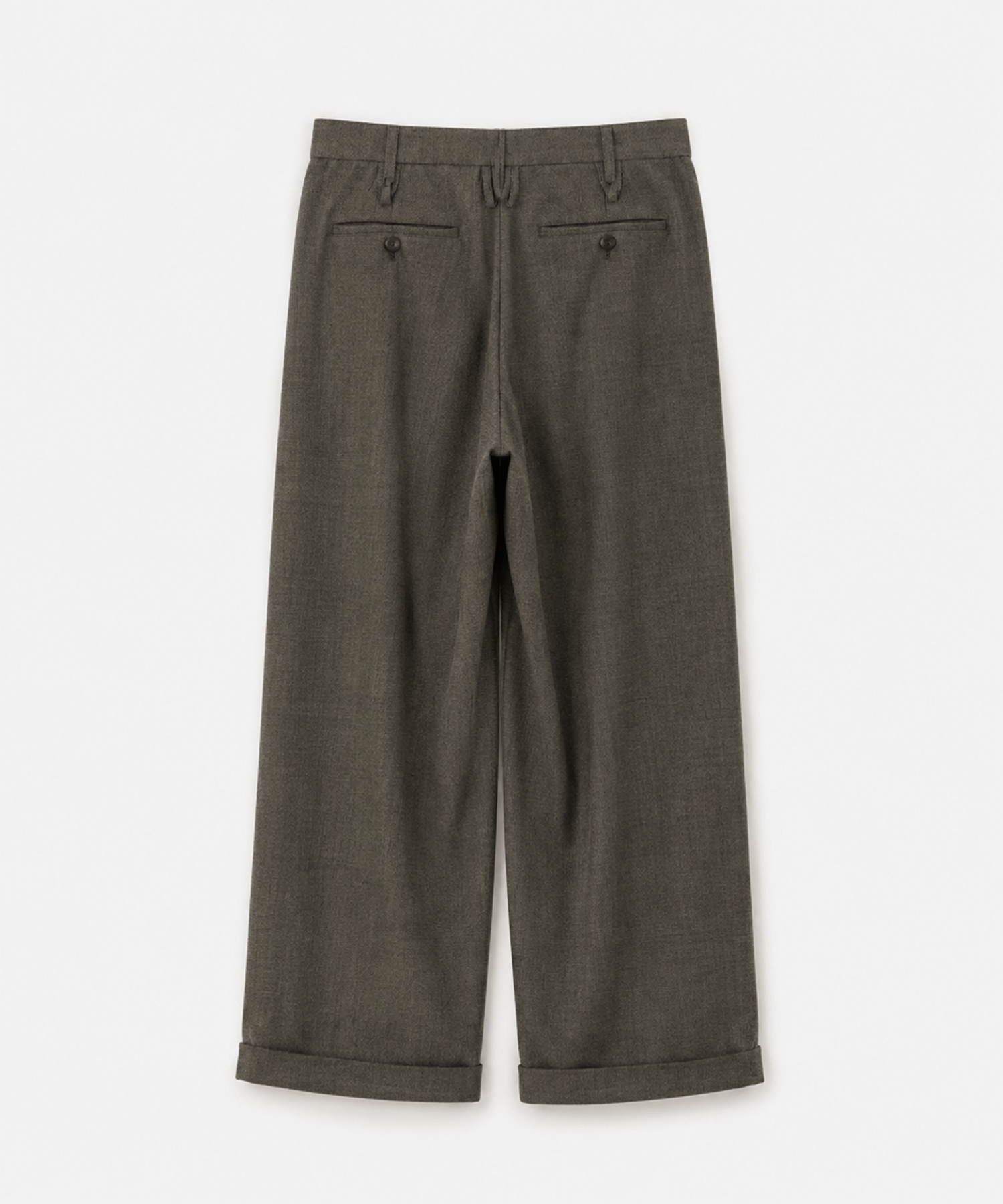 DOUBLE INVERTED TUCK TROUSERS SOSHIOTSUKI