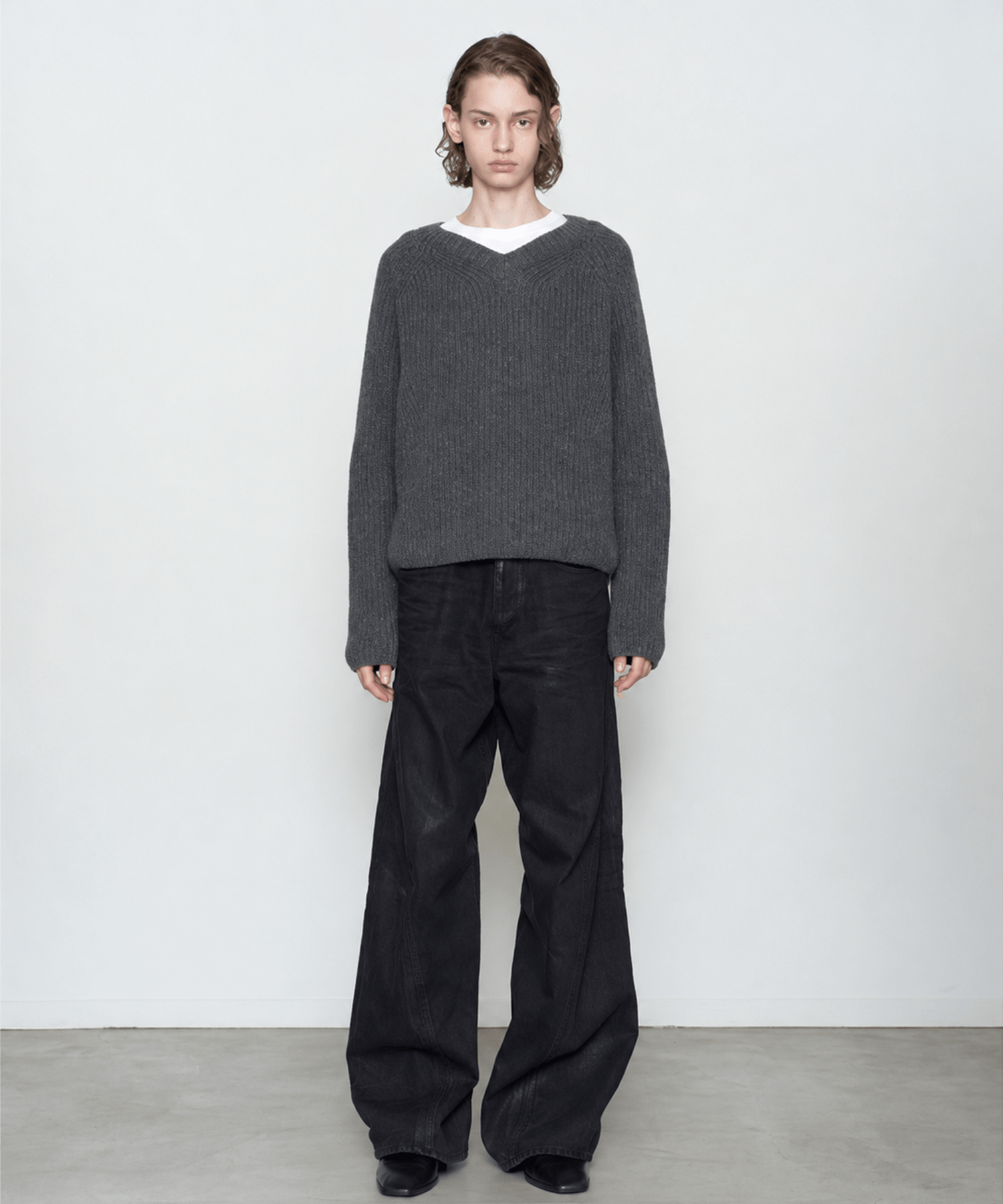 V-NECK SWEATER NVRFRGT