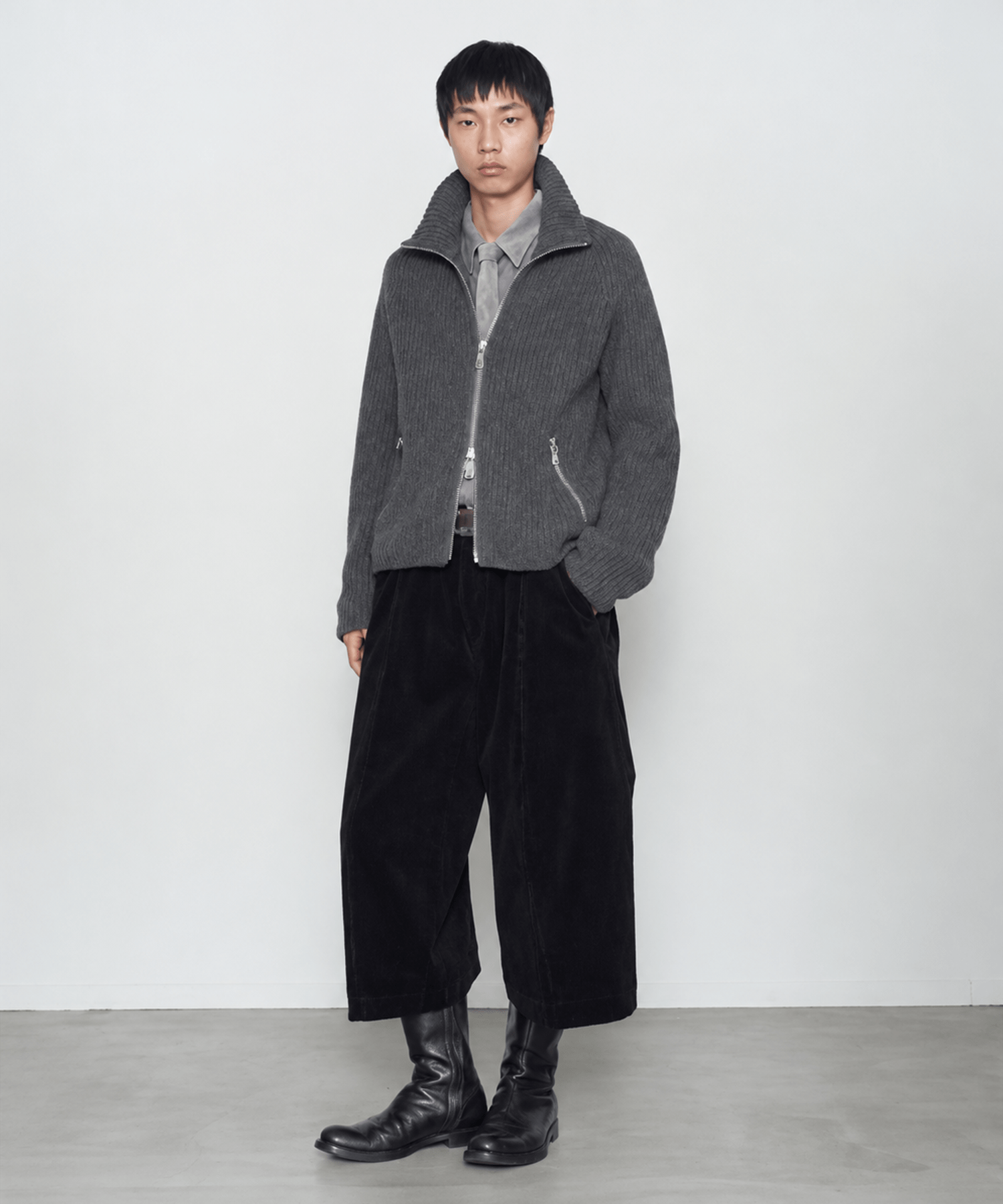 DRIVERS ZIP UP SWEATER NVRFRGT