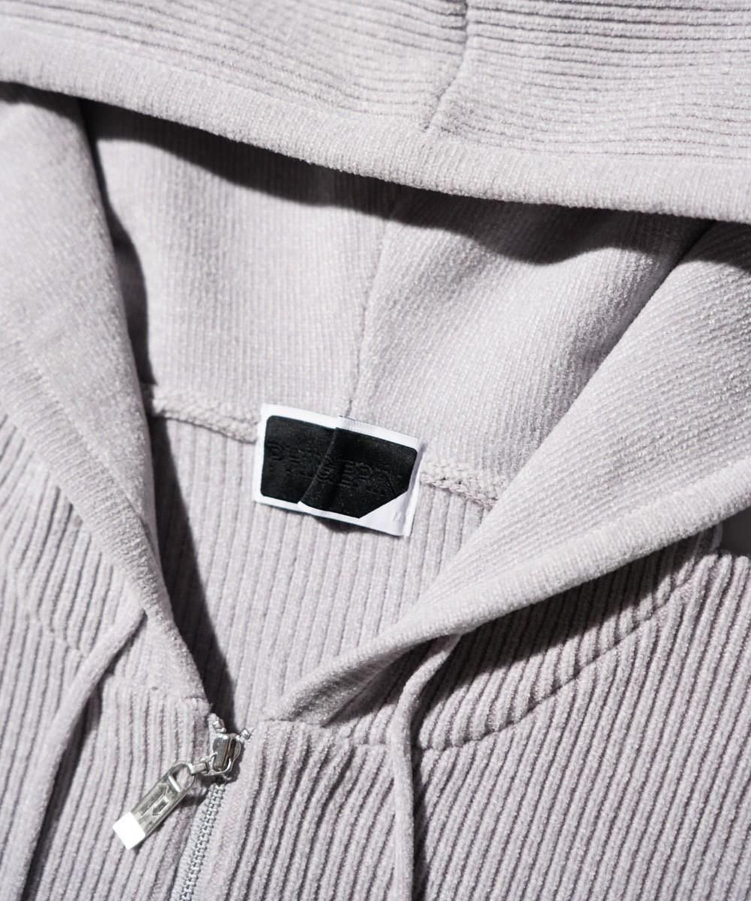 CORDY KNIT ZIP HOODIE PHINGERIN