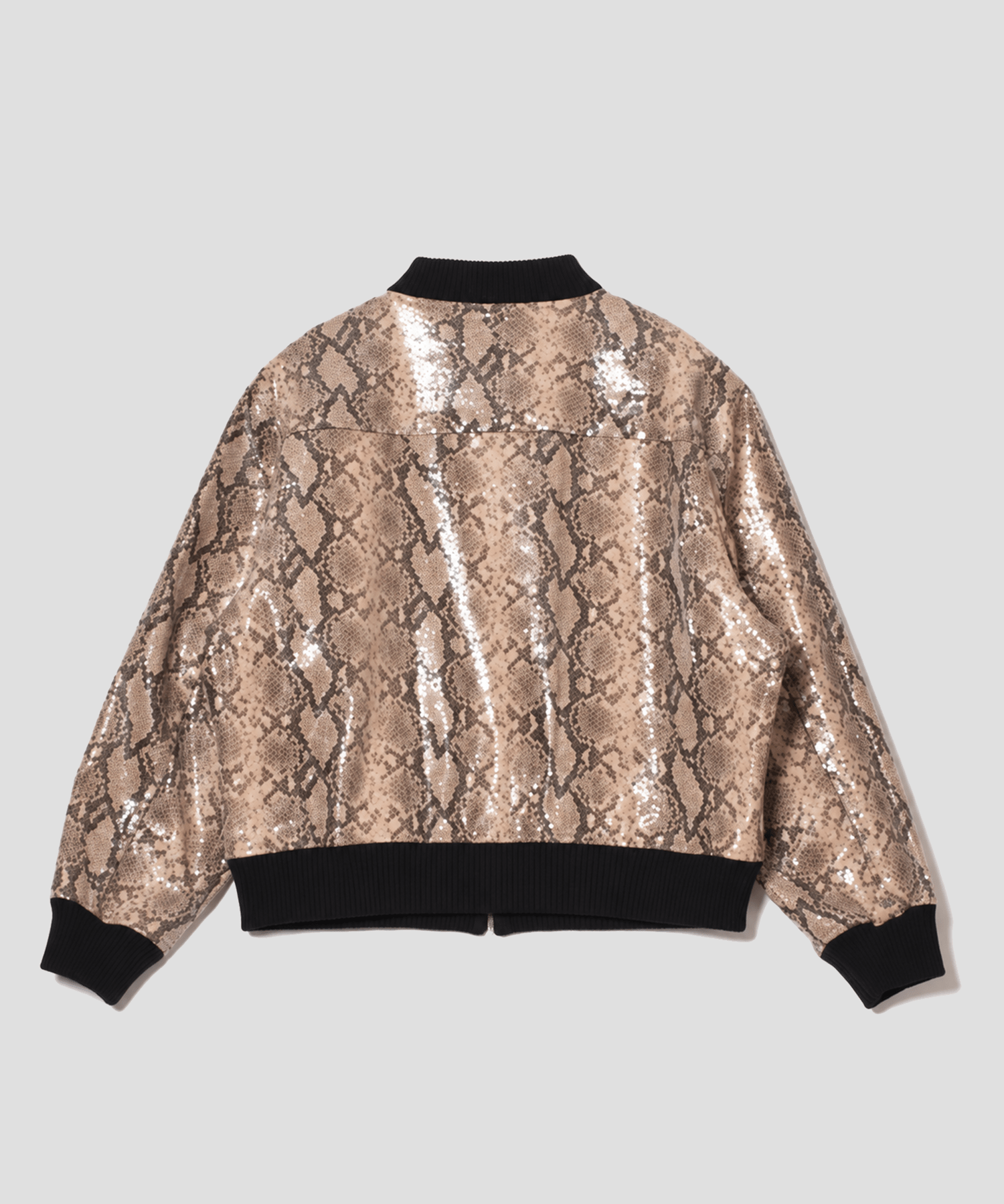 SPANGLE BOMBER JACKET PYTHON AFB