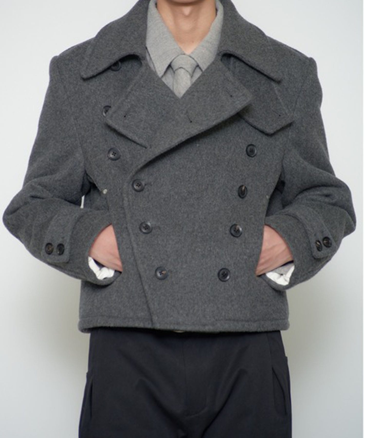 SHORT PEA COAT NVRFRGT