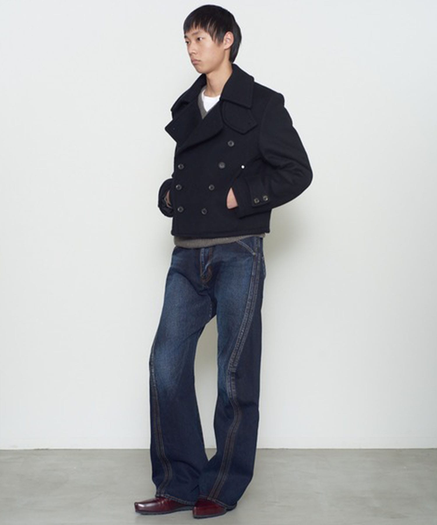 SHORT PEA COAT NVRFRGT