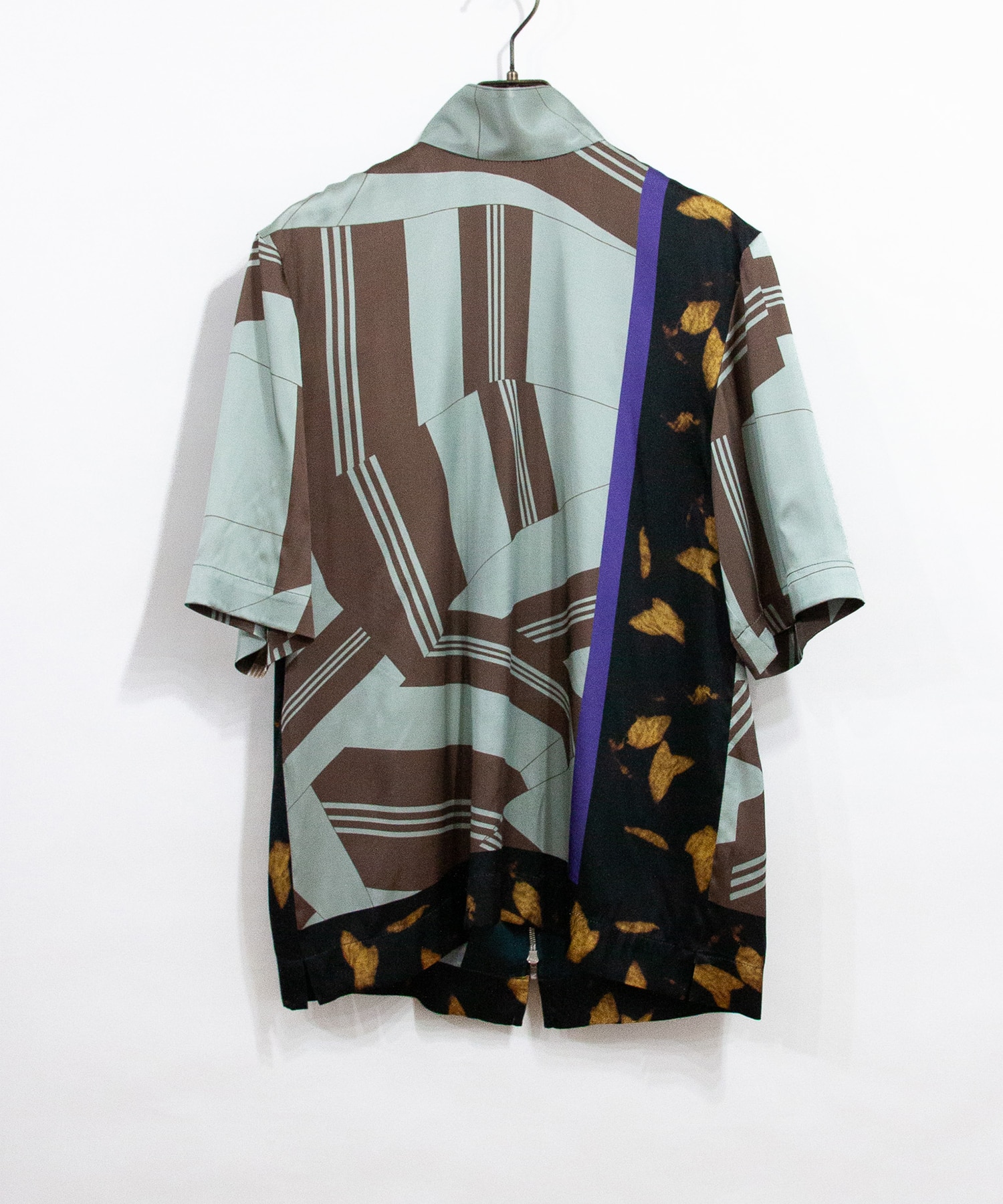 COLLAGE PRINTED BACK OPEN TOPS ANTHEM A