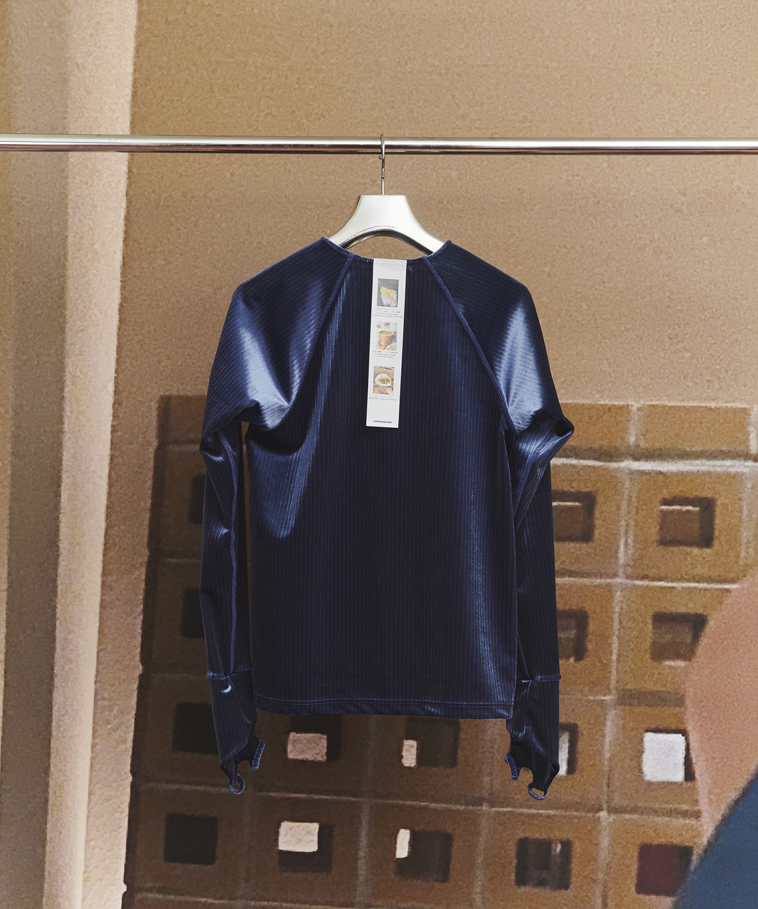 FLEX VELVET CUFF-GLOVE LONG TEE kotohayokozawa
