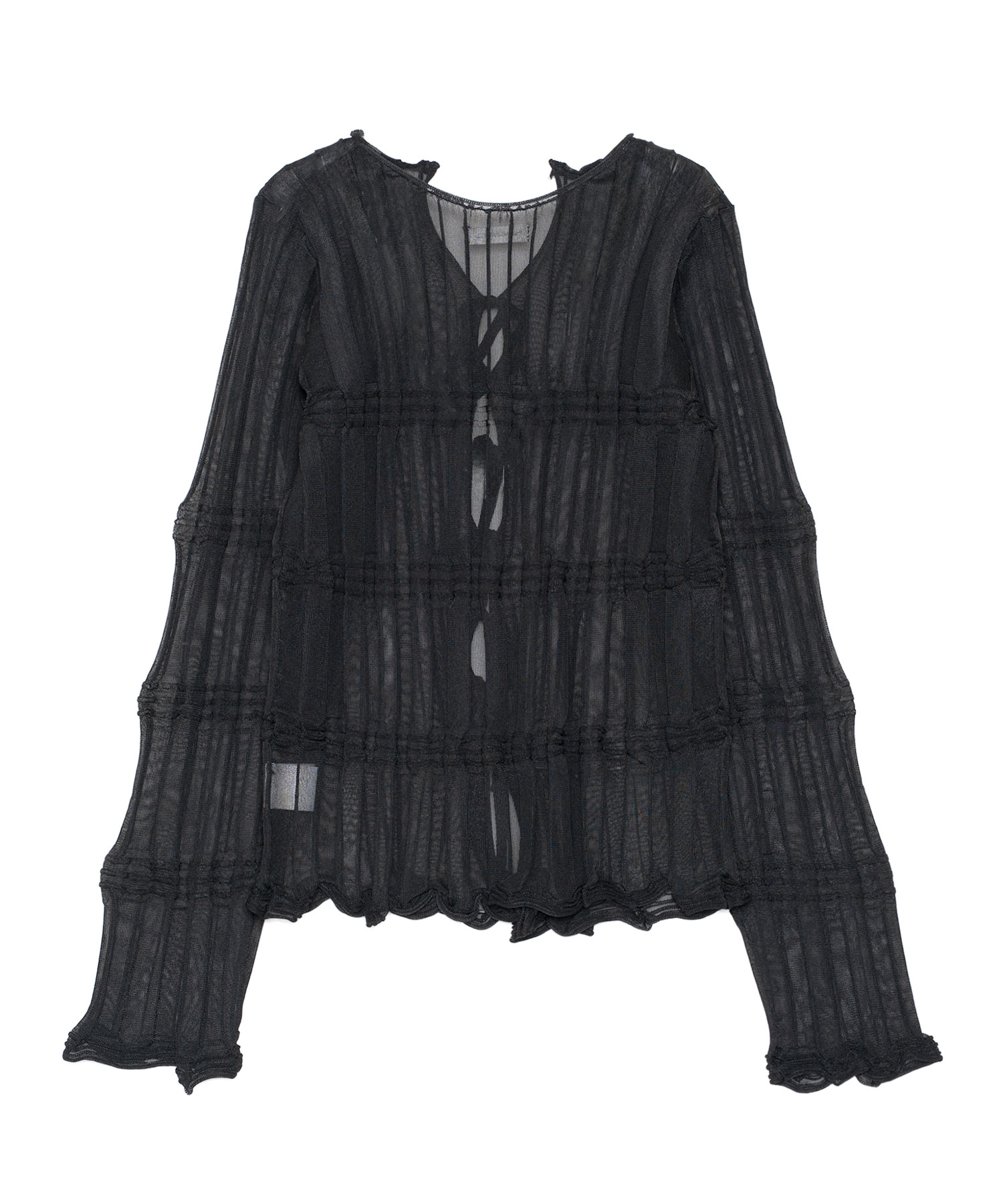 sheer flow cardigan OPEN SESAME CLUB