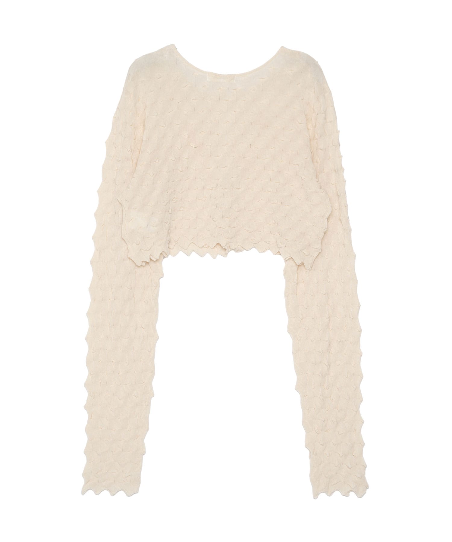 ice cotton short cardigan OPEN SESAME CLUB