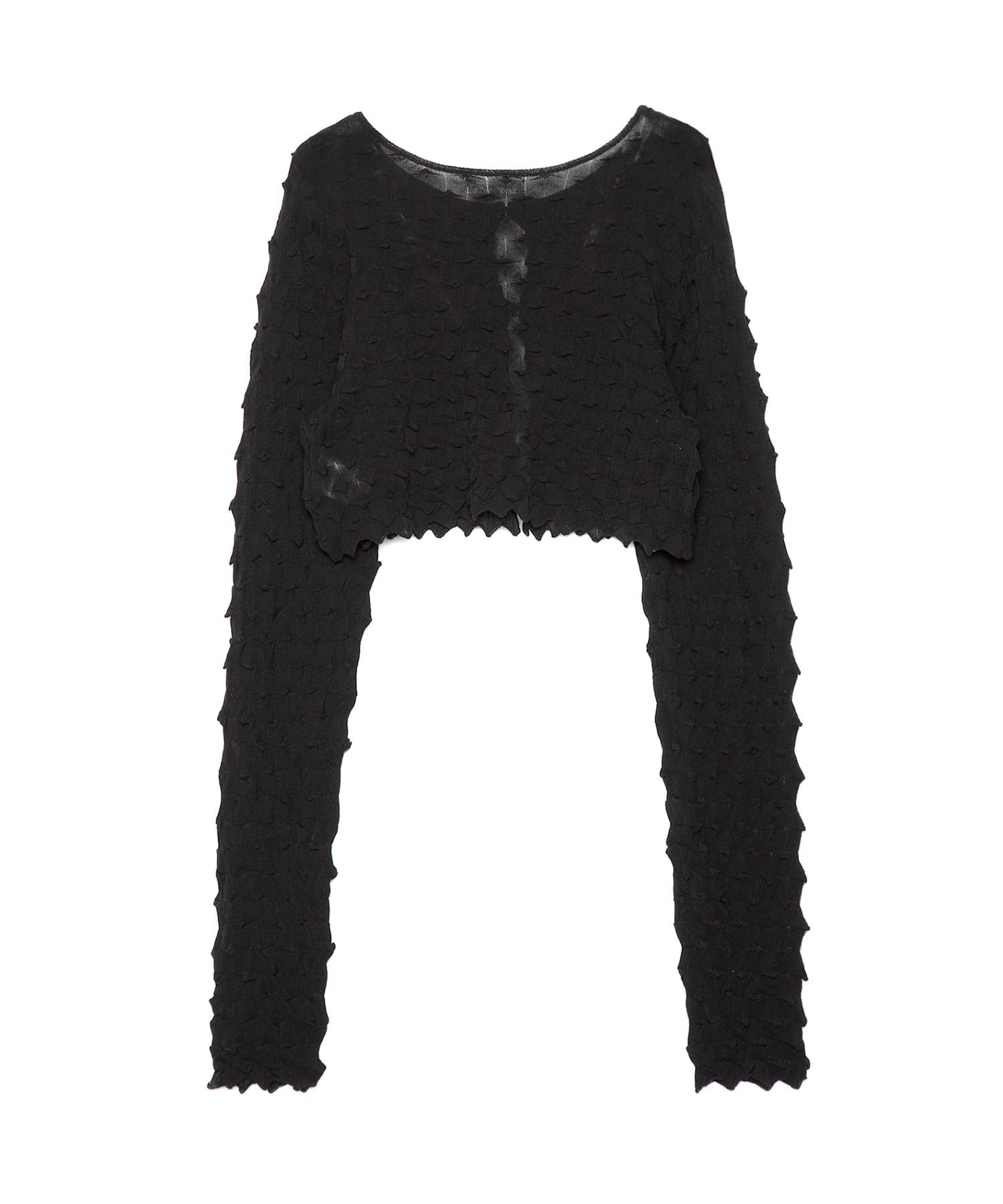ice cotton short cardigan OPEN SESAME CLUB