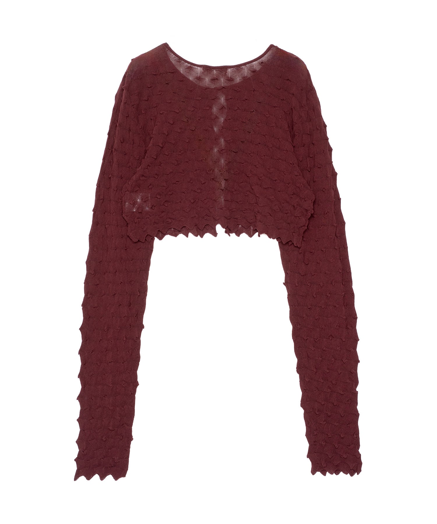 ice cotton short cardigan OPEN SESAME CLUB