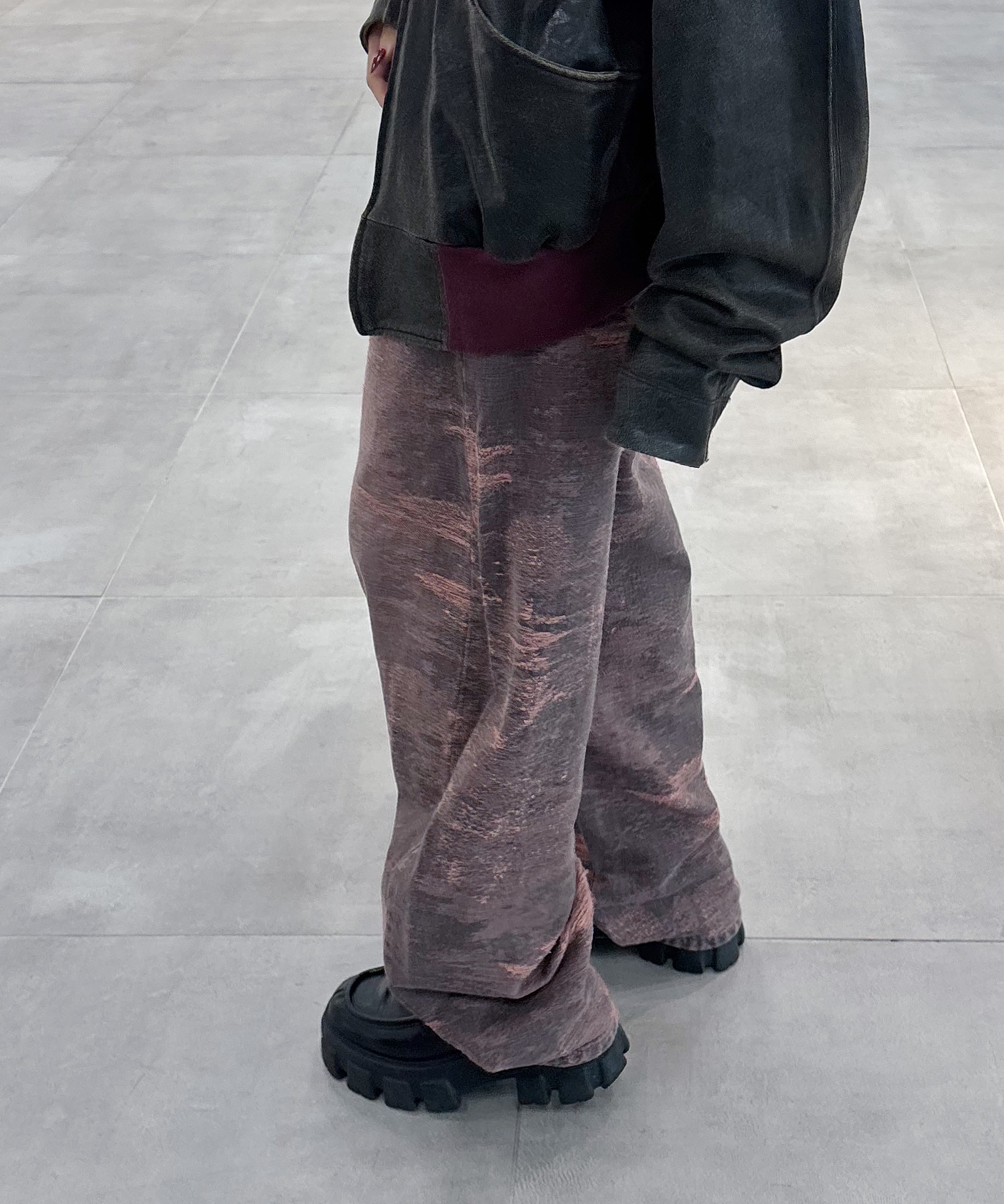別注TAAKK DENIM CURVELEGPANTS TAAKK
