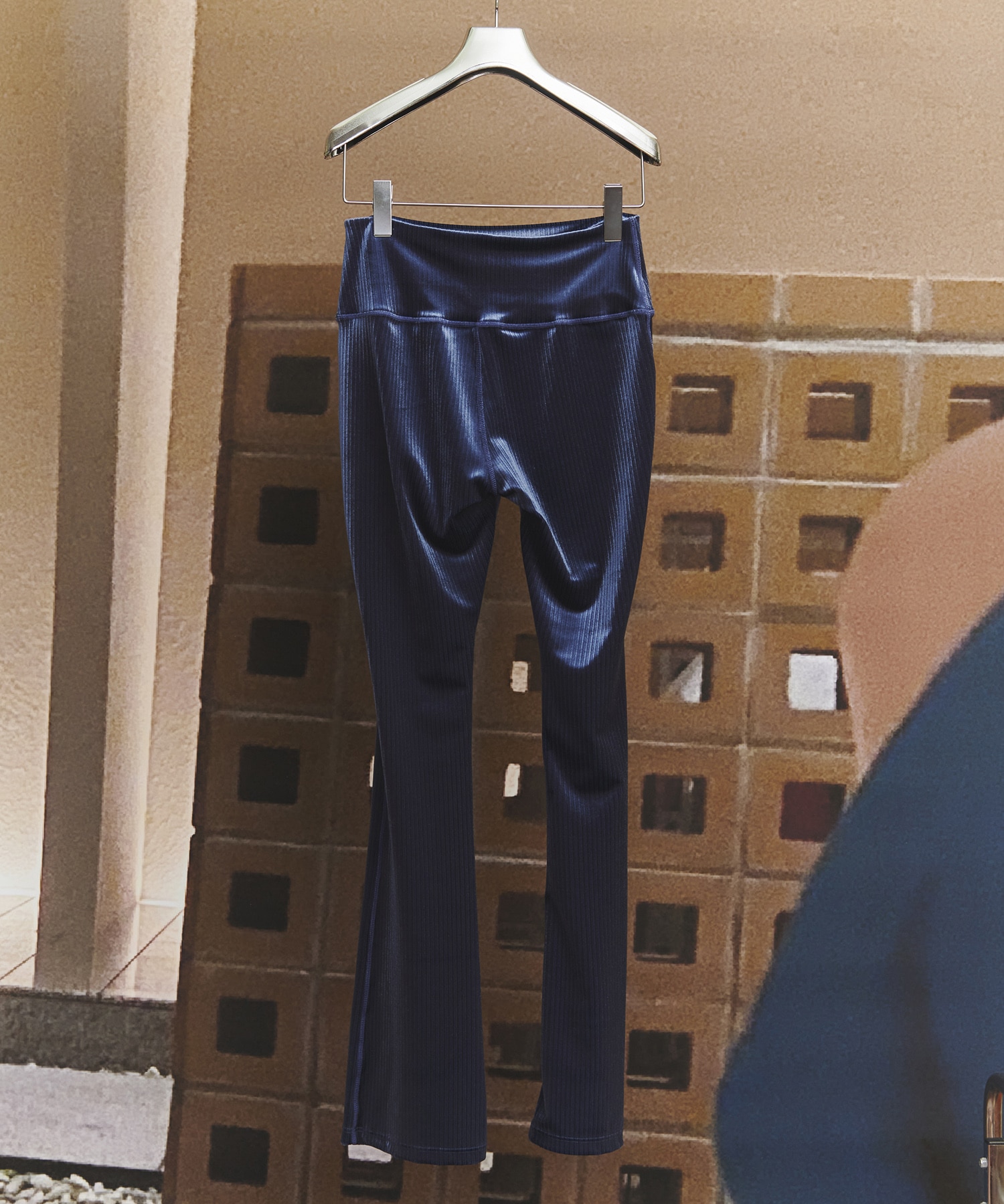 FLEX VELVET ZIPPER LEGGINGS kotohayokozawa