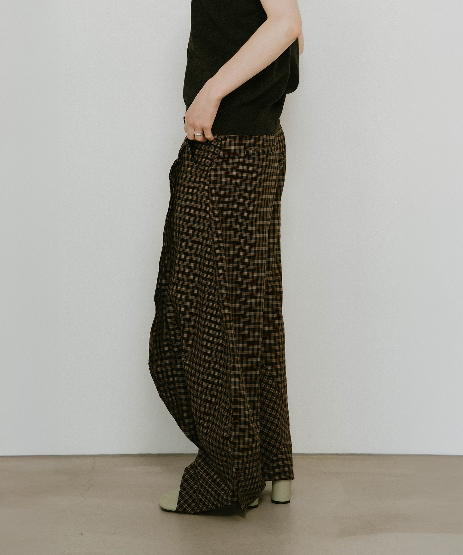 slit deformed pants(unisex) Knuth Marf