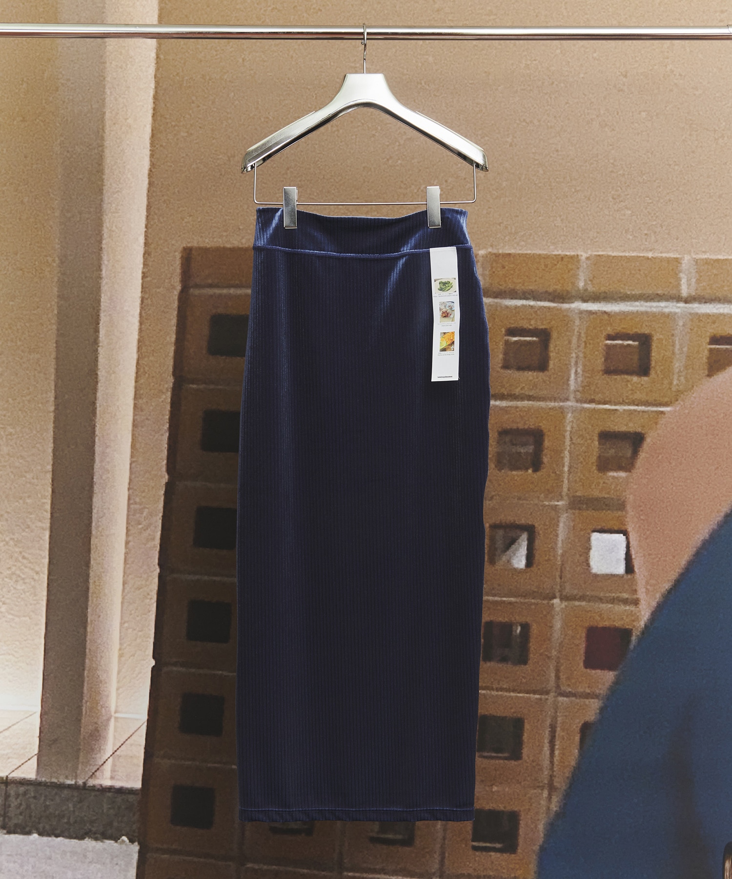 FLEX VELVET SIDE SLIT SKIRT kotohayokozawa