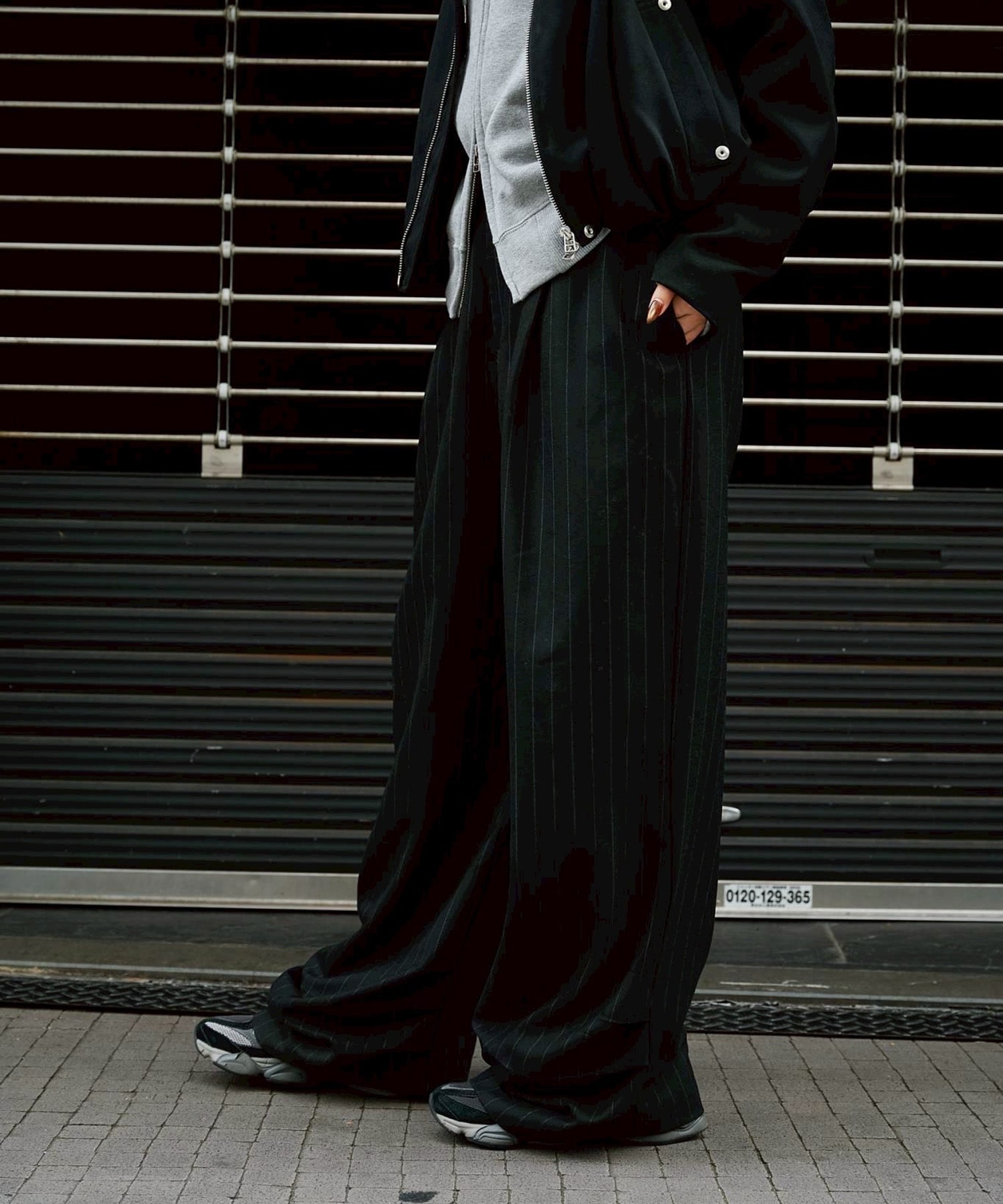 EX.stripe design trousers Knuth Marf