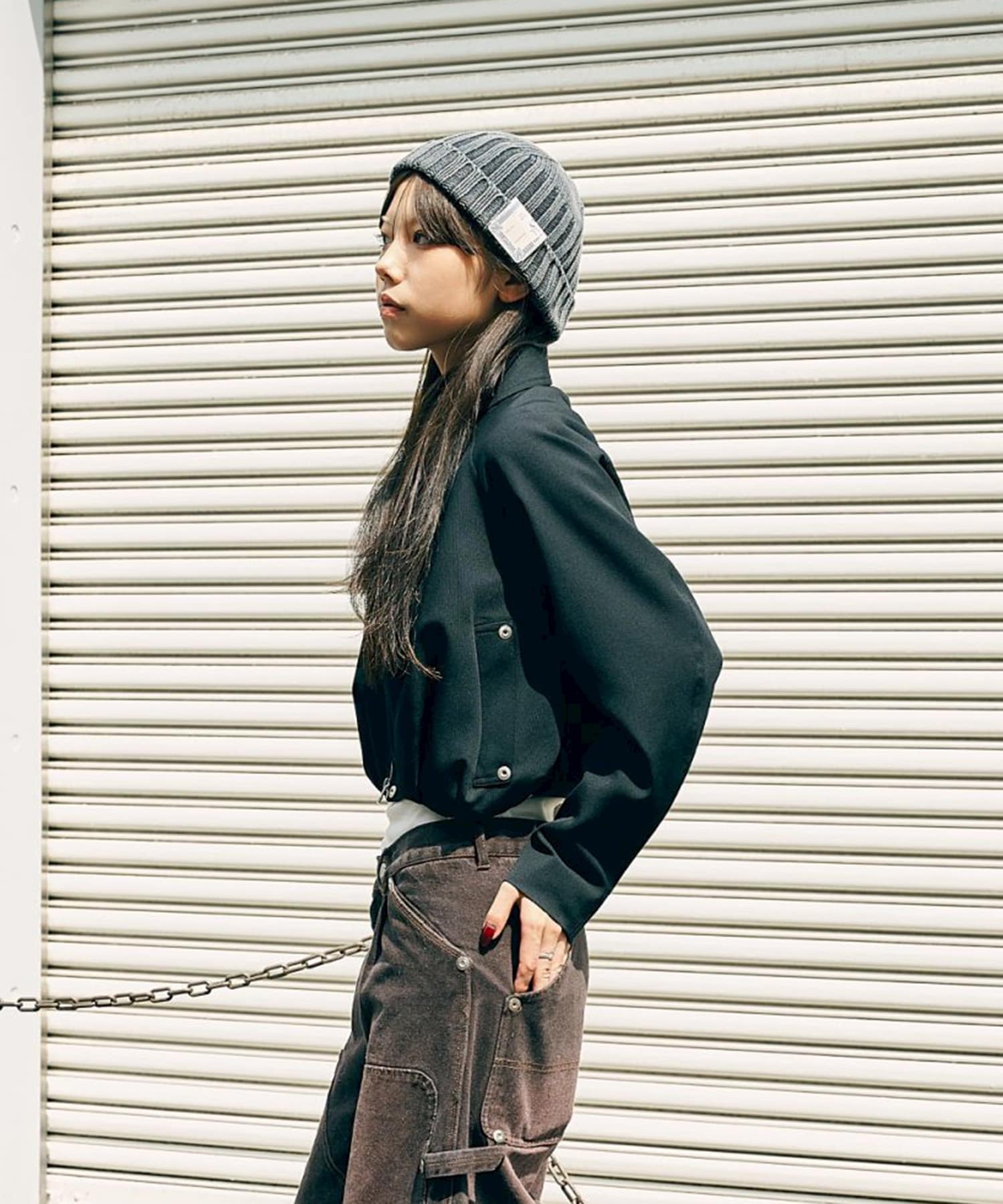 BALLOON ZIP UP JACKET CONZ
