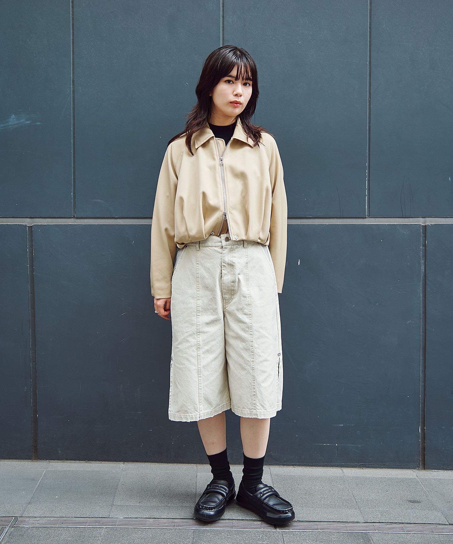 BALLOON ZIP UP JACKET CONZ