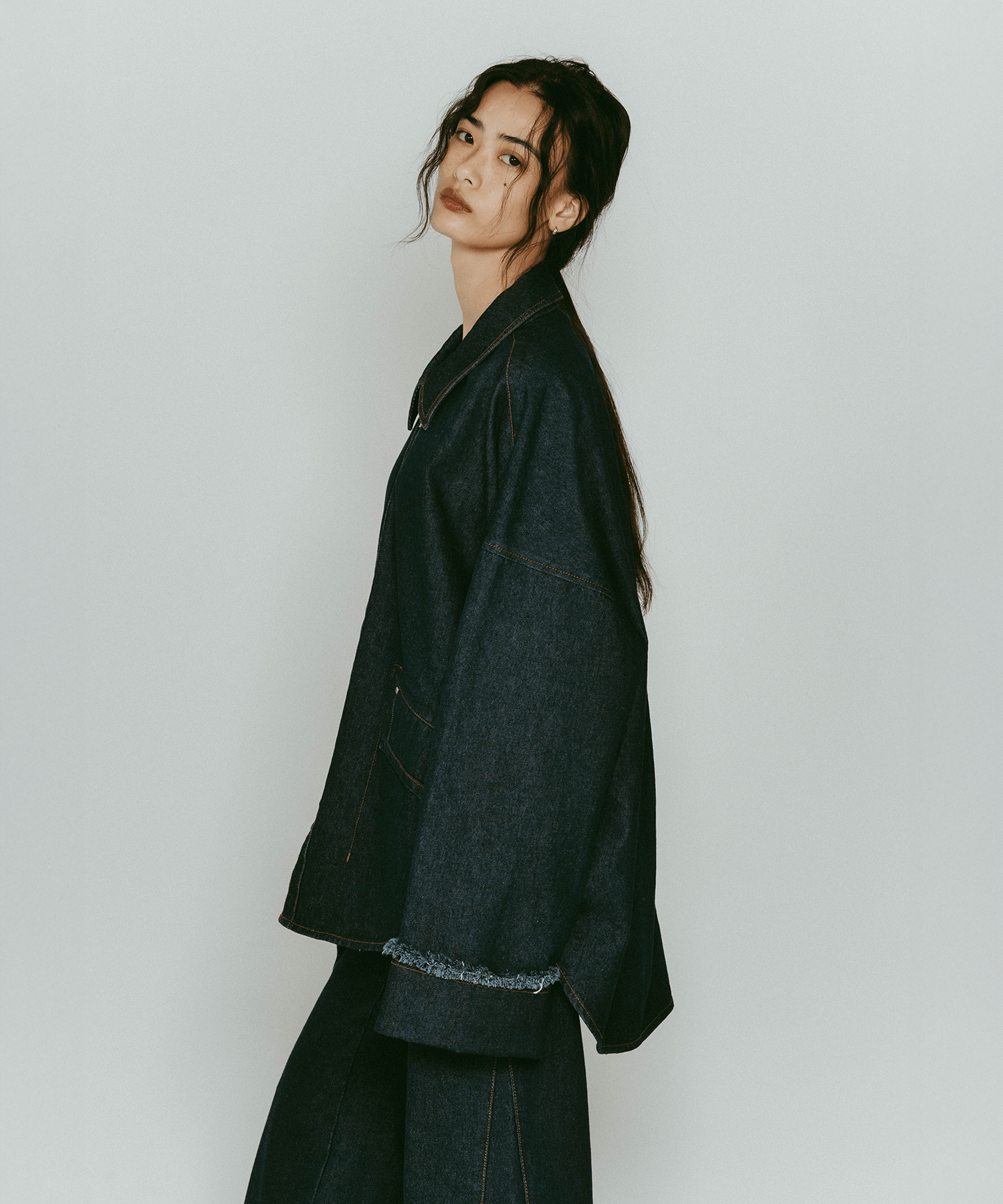 denim over shirt jacket(unisex) Knuth Marf