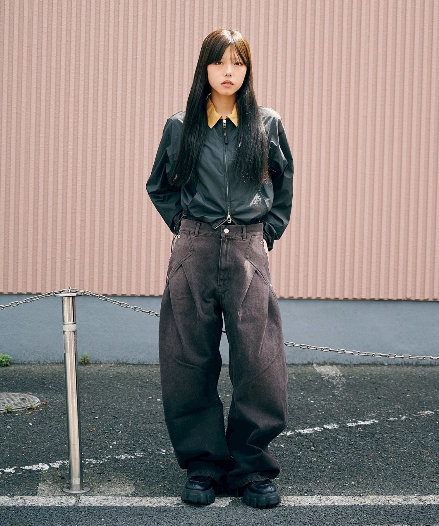BI-COLOR NYLON BLOUSON CONZ
