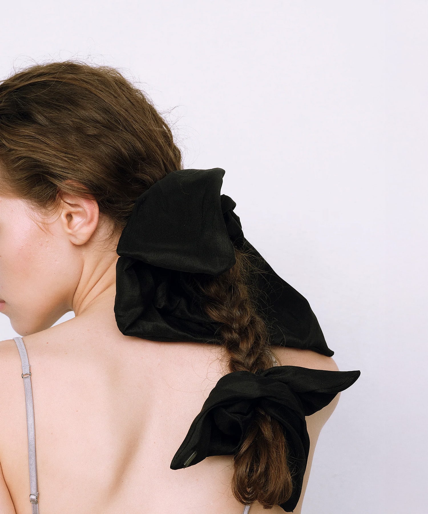 Silk Square  Large Scrunchie heyep