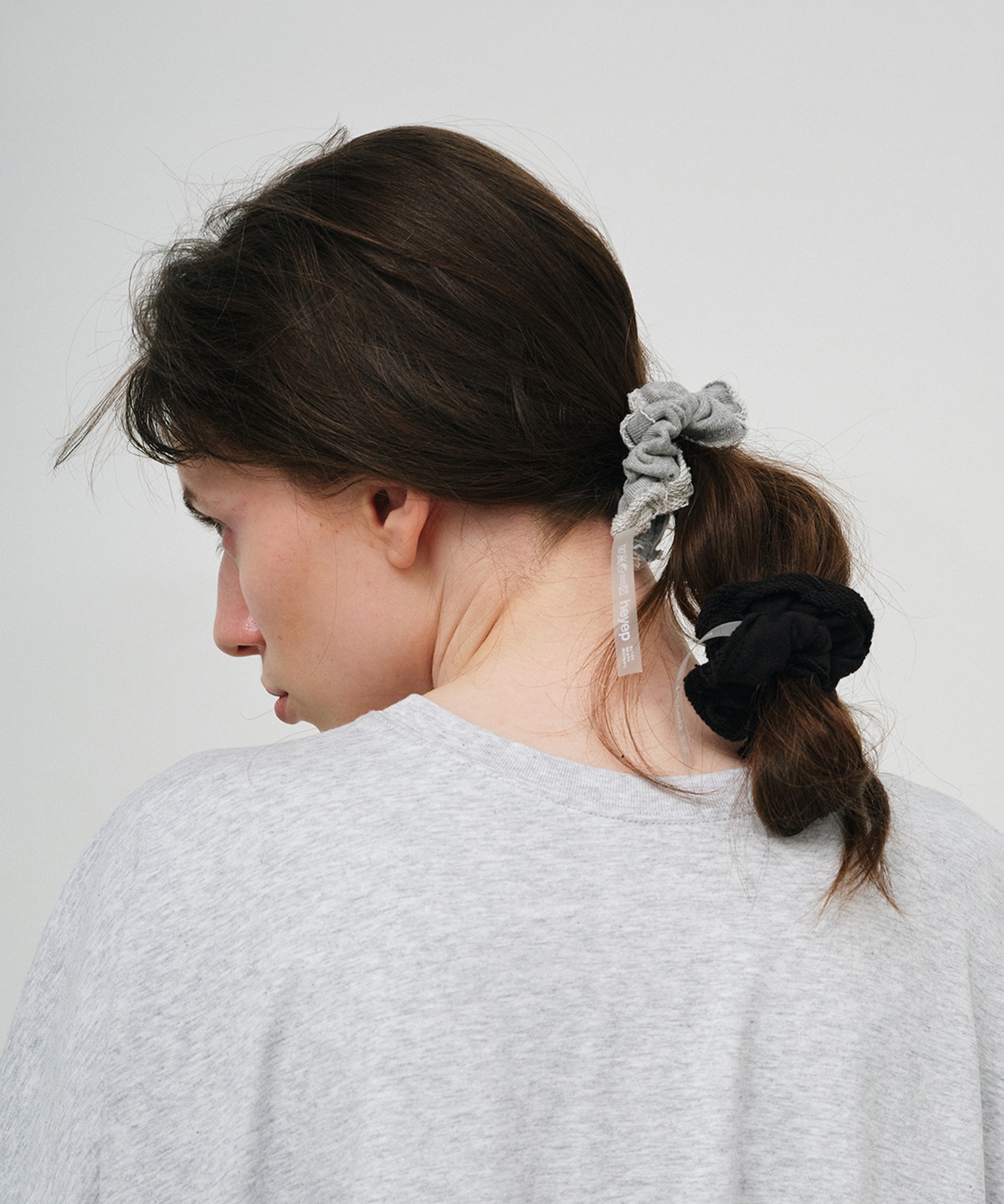 Sweat Fabric Scrunchie - Small- 3 Piece Set heyep